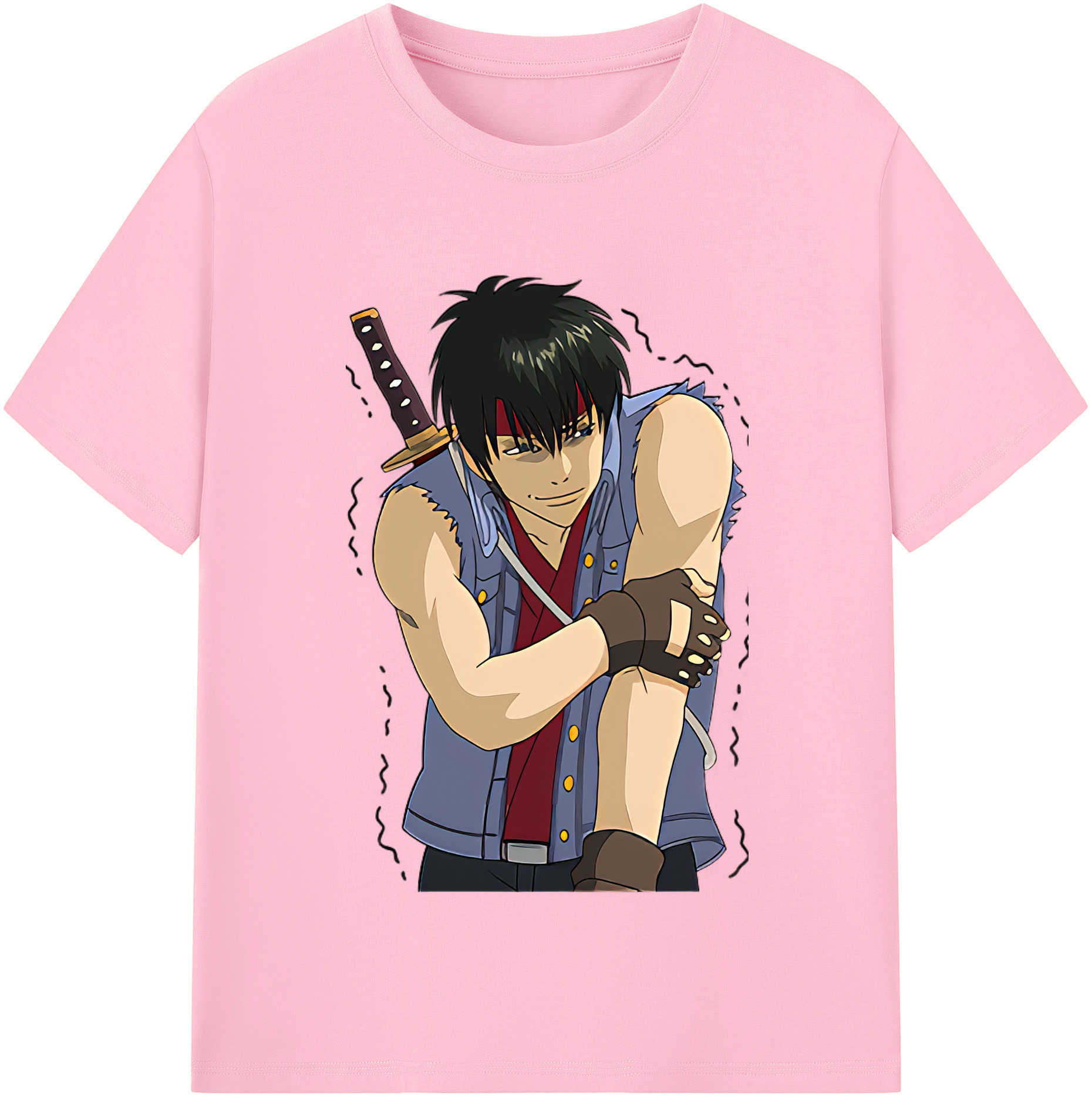 （画像用） ぎんたま 坂田銀時（さかたぎんとき） 神楽 志村新八（しむら しんぱち） GINTAMA Sakata Gintoki Kagura Shimura Shinpachi 綿100％半袖Tシャツ（フロントプリント）
