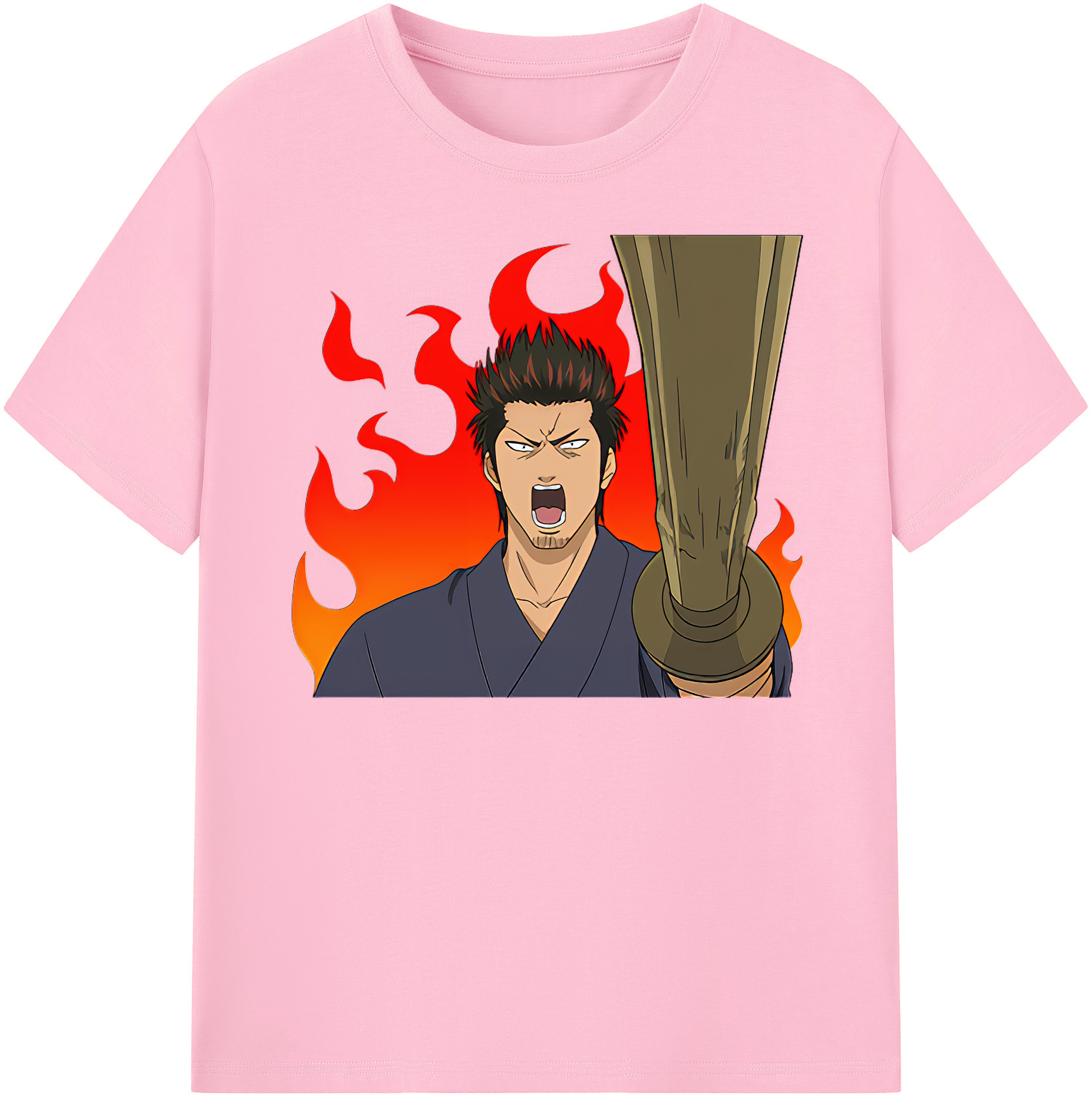 （画像用） ぎんたま 坂田銀時（さかたぎんとき） 神楽 志村新八（しむら しんぱち） GINTAMA Sakata Gintoki Kagura Shimura Shinpachi 綿100％半袖Tシャツ（フロントプリント）