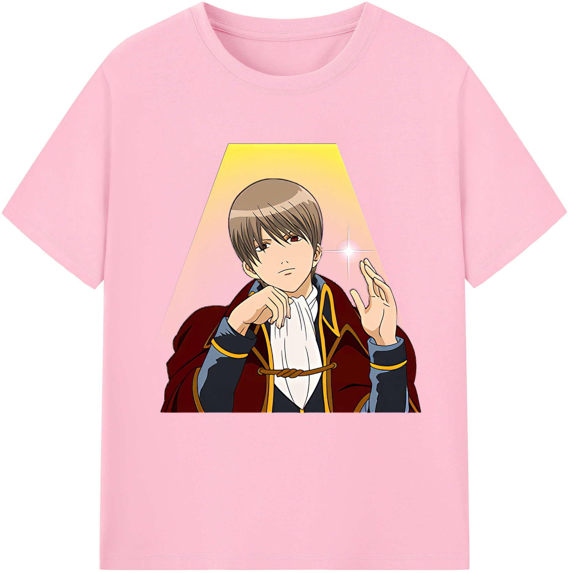 （画像用） ぎんたま 坂田銀時（さかたぎんとき） 神楽 志村新八（しむら しんぱち） GINTAMA Sakata Gintoki Kagura Shimura Shinpachi 綿100％半袖Tシャツ（フロントプリント）