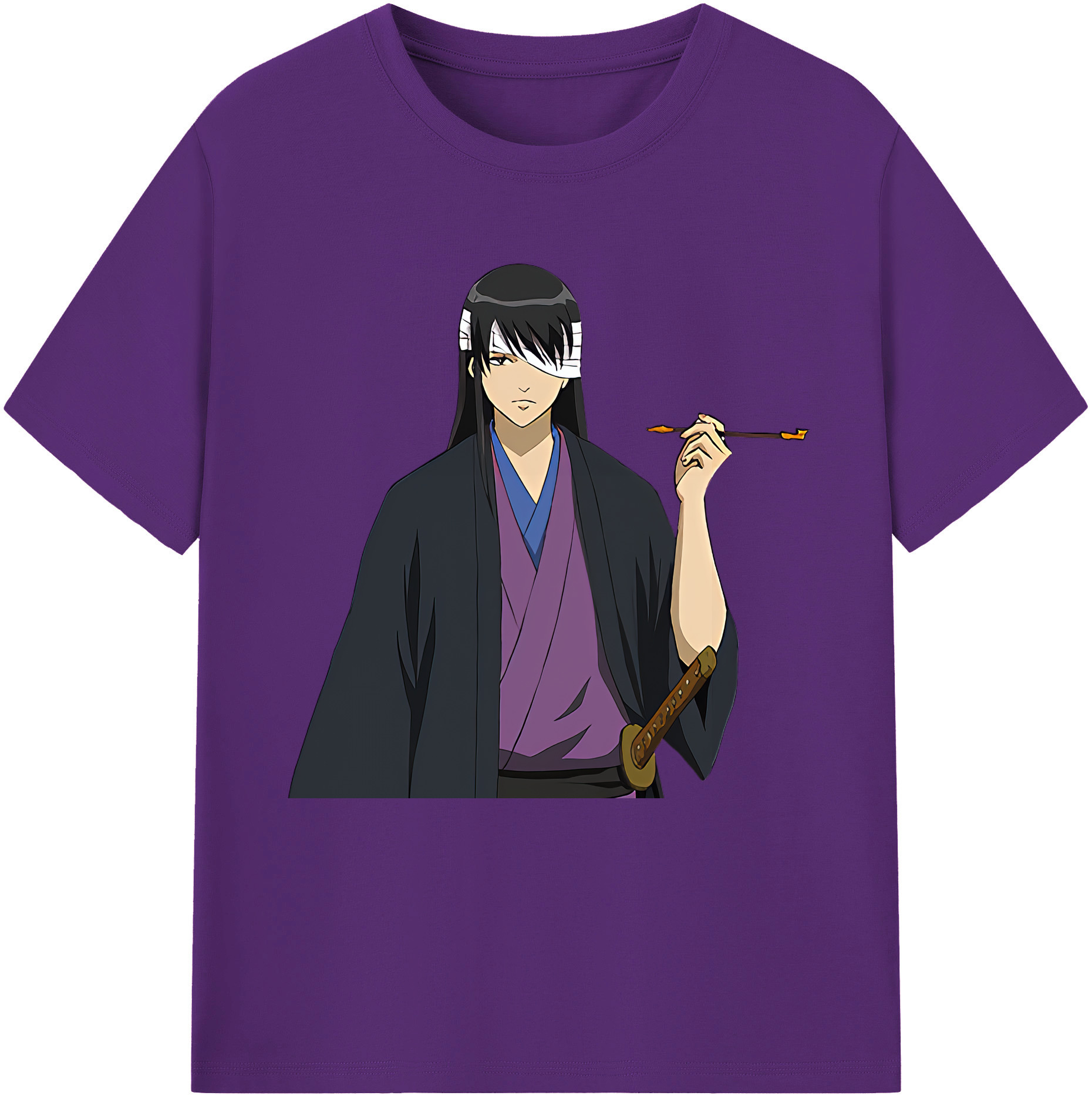 （画像用） ぎんたま 坂田銀時（さかたぎんとき） 神楽 志村新八（しむら しんぱち） GINTAMA Sakata Gintoki Kagura Shimura Shinpachi 綿100％半袖Tシャツ（フロントプリント）