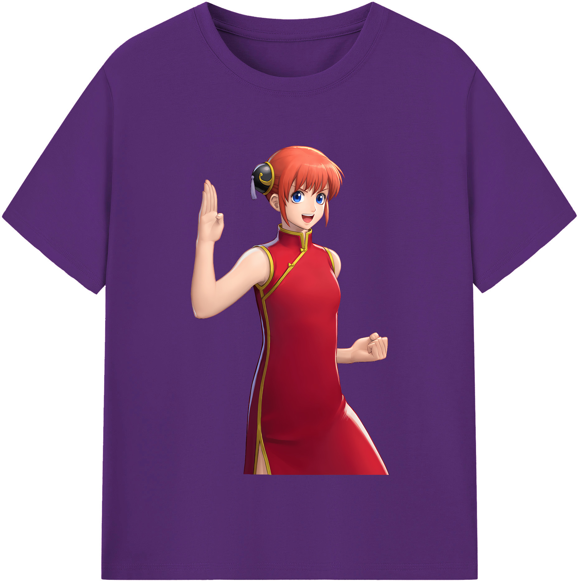 （画像用） ぎんたま 坂田銀時（さかたぎんとき） 神楽 志村新八（しむら しんぱち） GINTAMA Sakata Gintoki Kagura Shimura Shinpachi 綿100％半袖Tシャツ（フロントプリント）