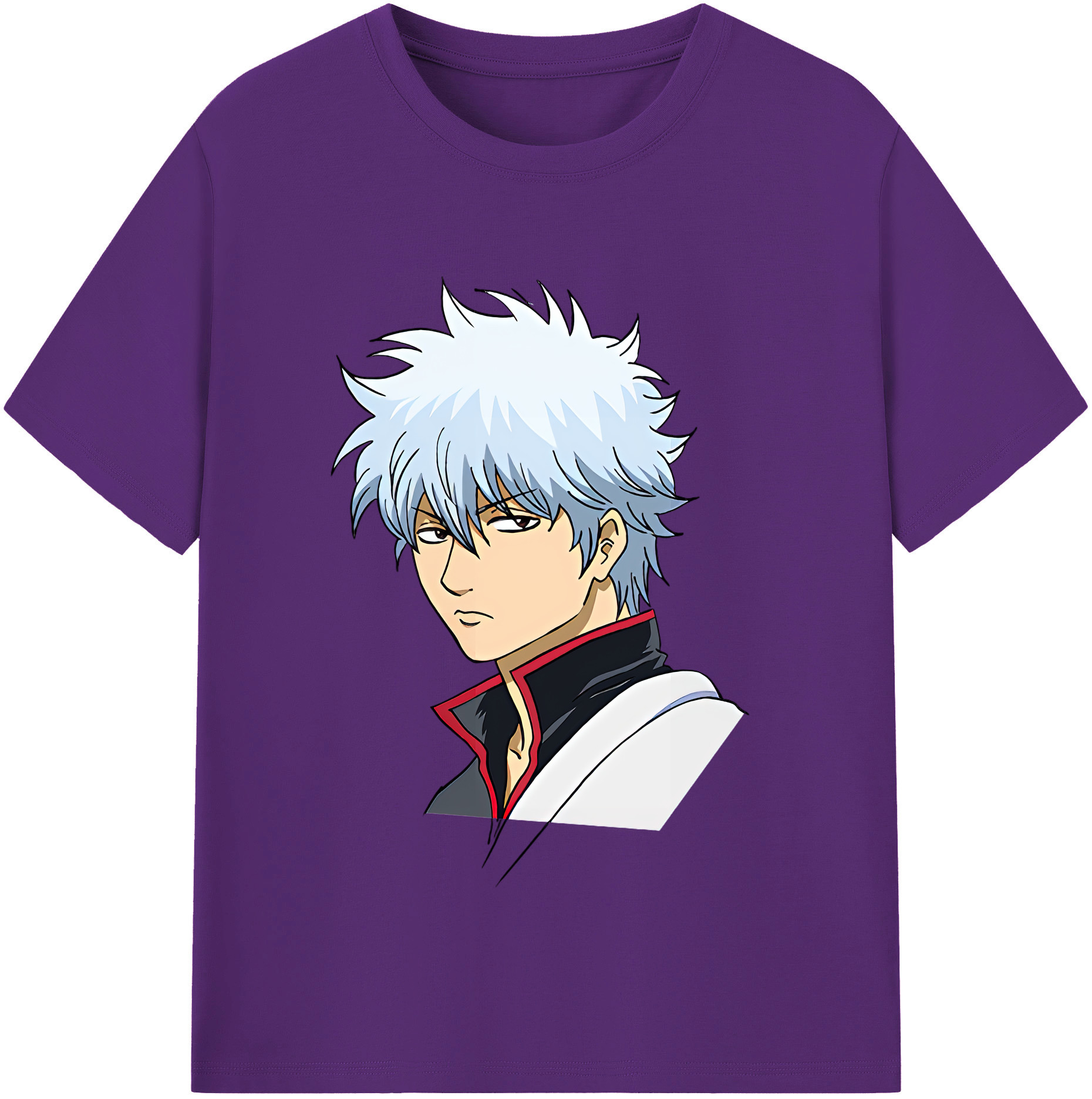 （画像用） ぎんたま 坂田銀時（さかたぎんとき） 神楽 志村新八（しむら しんぱち） GINTAMA Sakata Gintoki Kagura Shimura Shinpachi 綿100％半袖Tシャツ（フロントプリント）