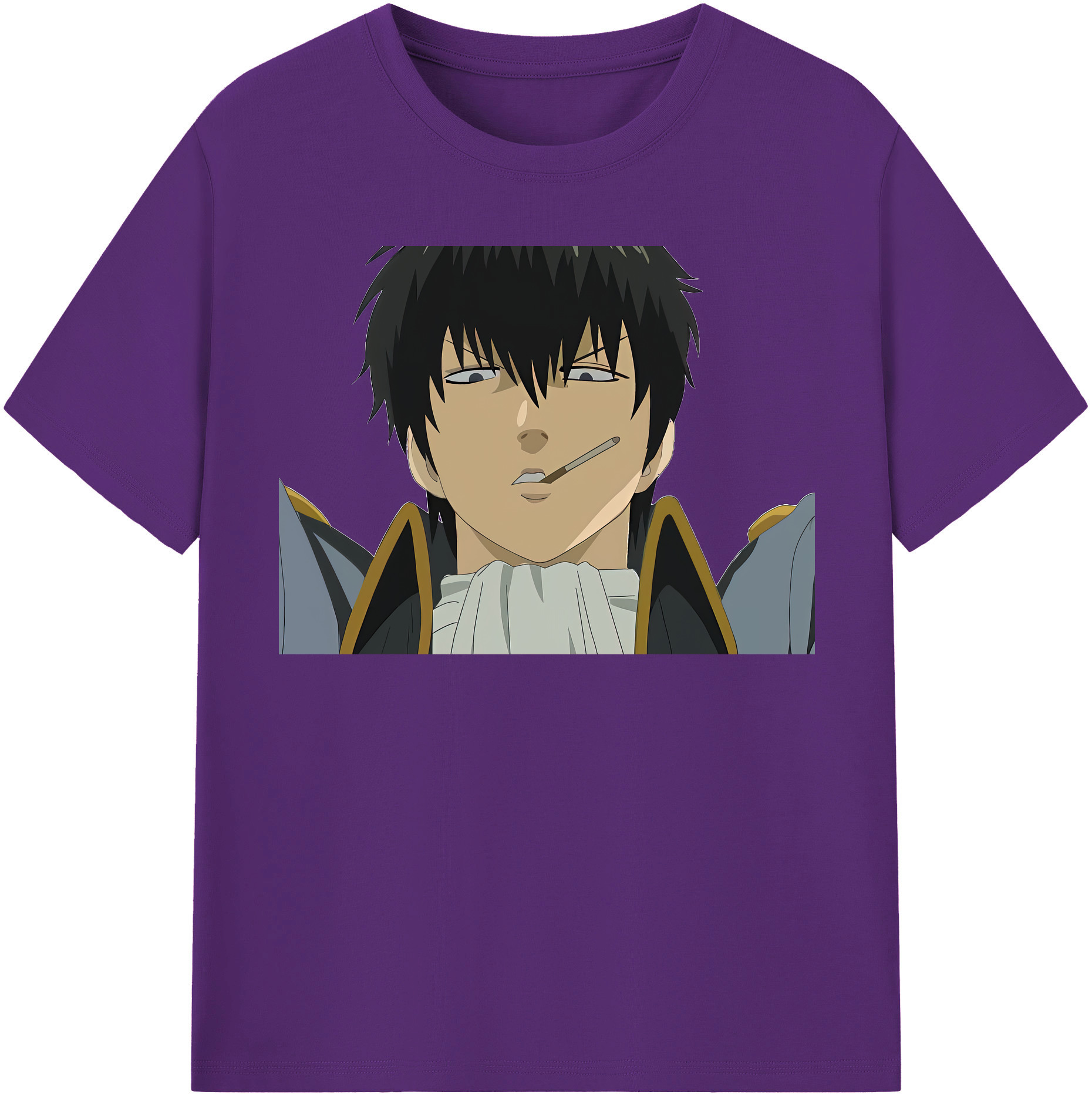 （画像用） ぎんたま 坂田銀時（さかたぎんとき） 神楽 志村新八（しむら しんぱち） GINTAMA Sakata Gintoki Kagura Shimura Shinpachi 綿100％半袖Tシャツ（フロントプリント）