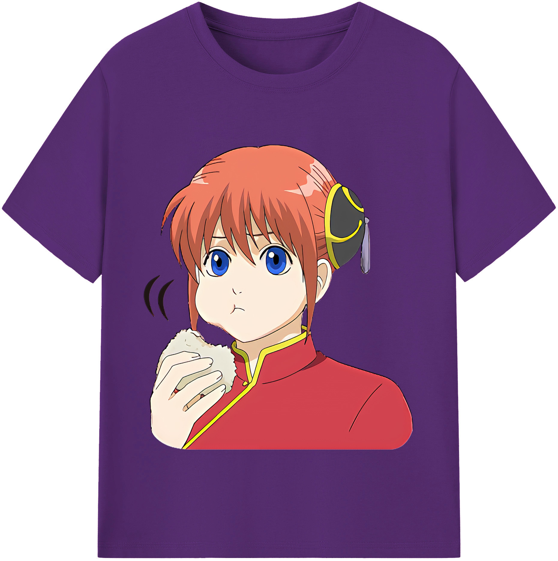 （画像用） ぎんたま 坂田銀時（さかたぎんとき） 神楽 志村新八（しむら しんぱち） GINTAMA Sakata Gintoki Kagura Shimura Shinpachi 綿100％半袖Tシャツ（フロントプリント）