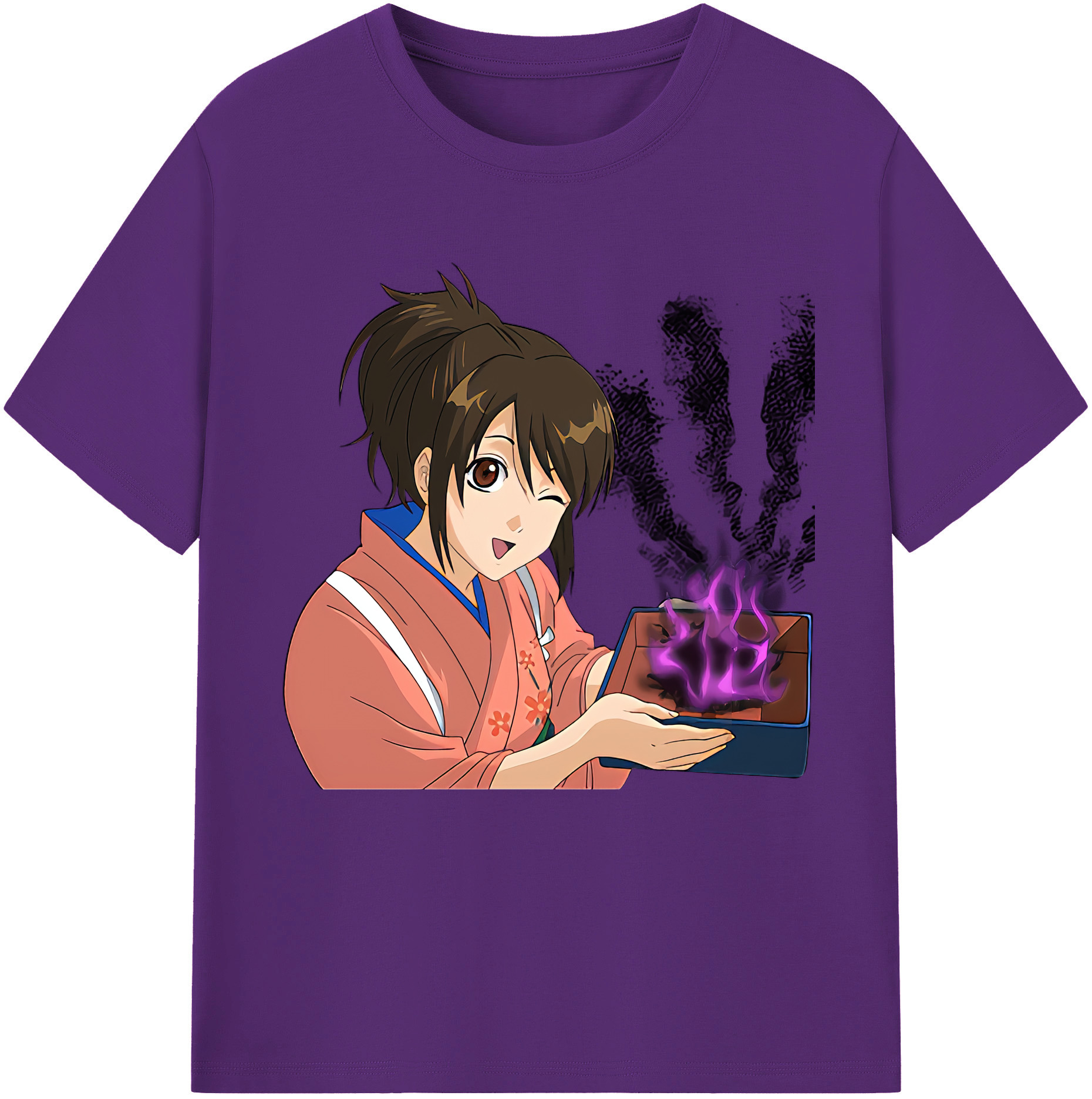 （画像用） ぎんたま 坂田銀時（さかたぎんとき） 神楽 志村新八（しむら しんぱち） GINTAMA Sakata Gintoki Kagura Shimura Shinpachi 綿100％半袖Tシャツ（フロントプリント）