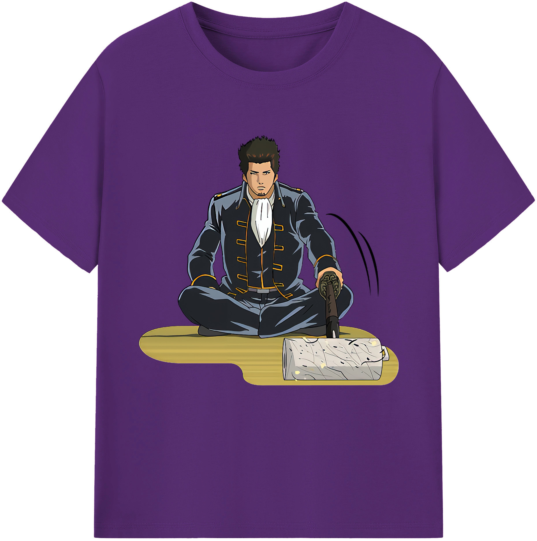 （画像用） ぎんたま 坂田銀時（さかたぎんとき） 神楽 志村新八（しむら しんぱち） GINTAMA Sakata Gintoki Kagura Shimura Shinpachi 綿100％半袖Tシャツ（フロントプリント）