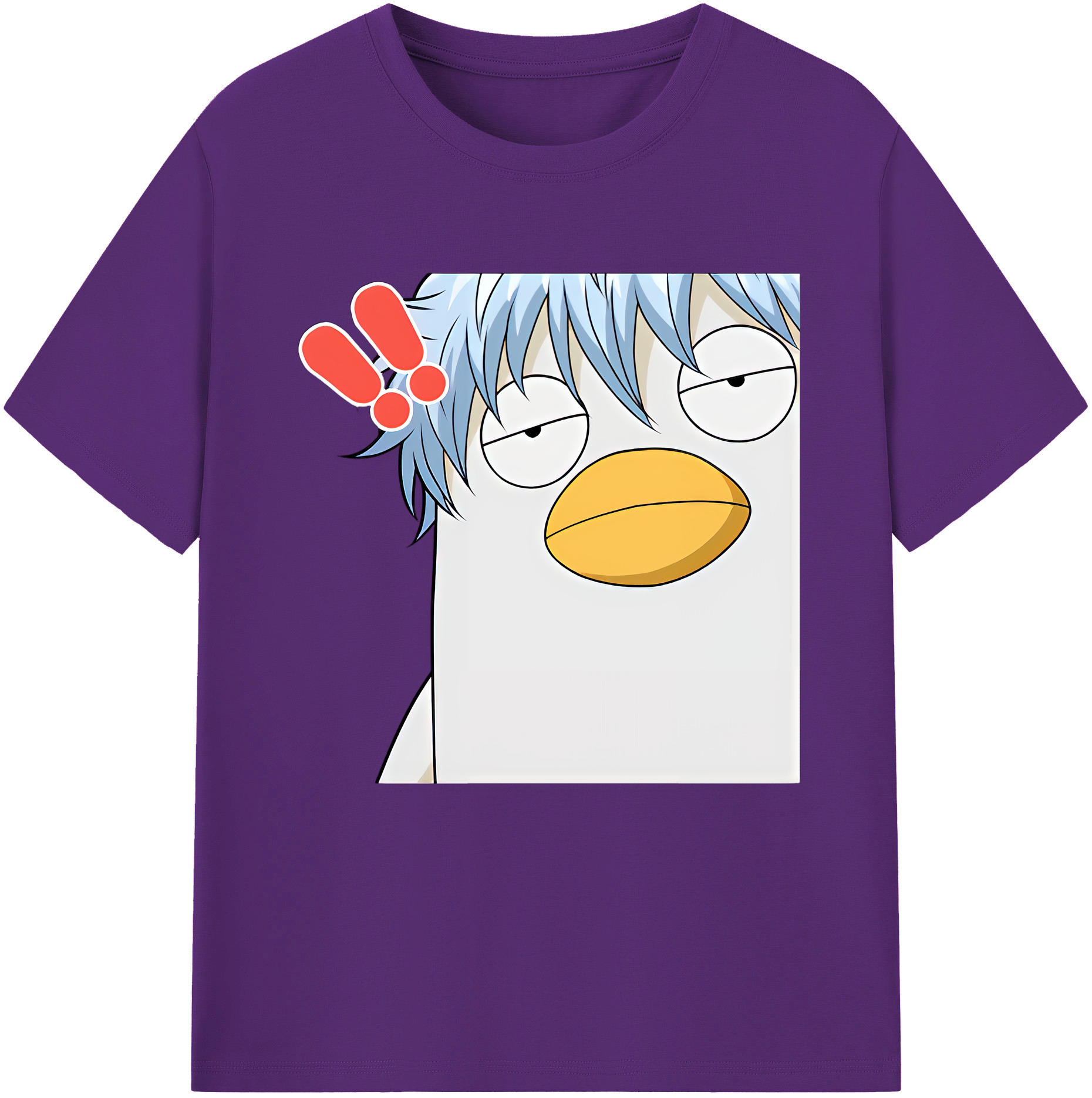 （画像用） ぎんたま 坂田銀時（さかたぎんとき） 神楽 志村新八（しむら しんぱち） GINTAMA Sakata Gintoki Kagura Shimura Shinpachi 綿100％半袖Tシャツ（フロントプリント）