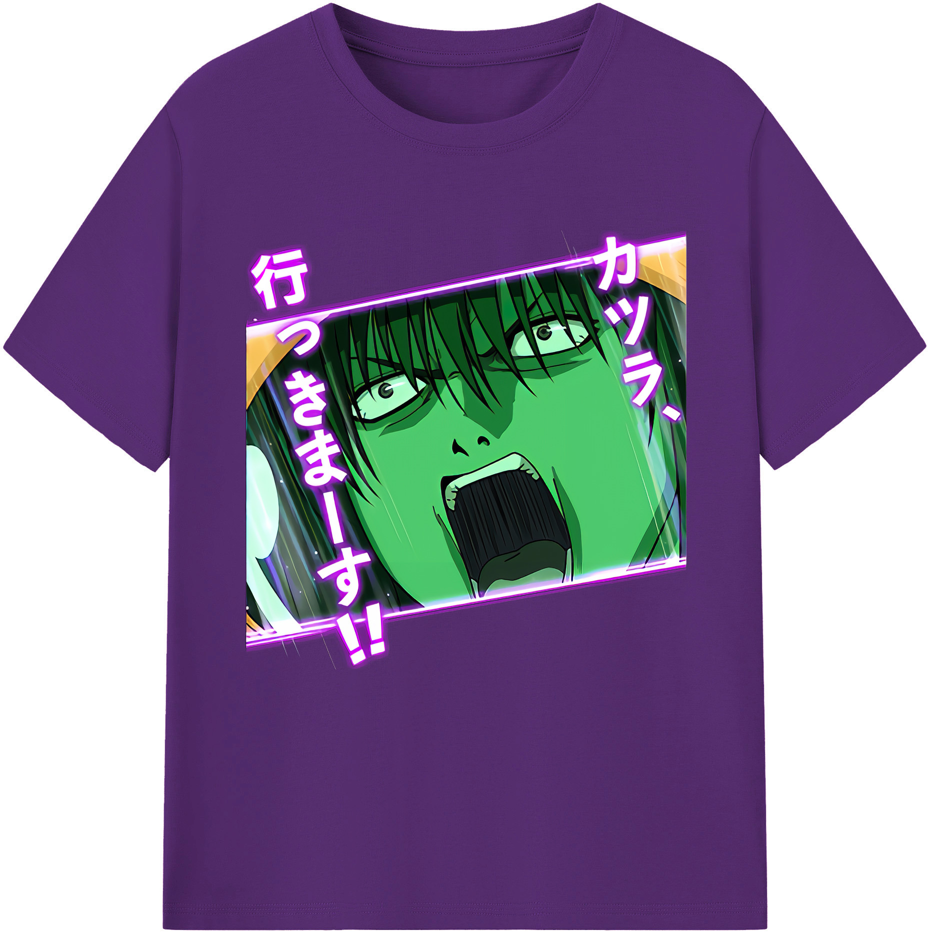 （画像用） ぎんたま 坂田銀時（さかたぎんとき） 神楽 志村新八（しむら しんぱち） GINTAMA Sakata Gintoki Kagura Shimura Shinpachi 綿100％半袖Tシャツ（フロントプリント）