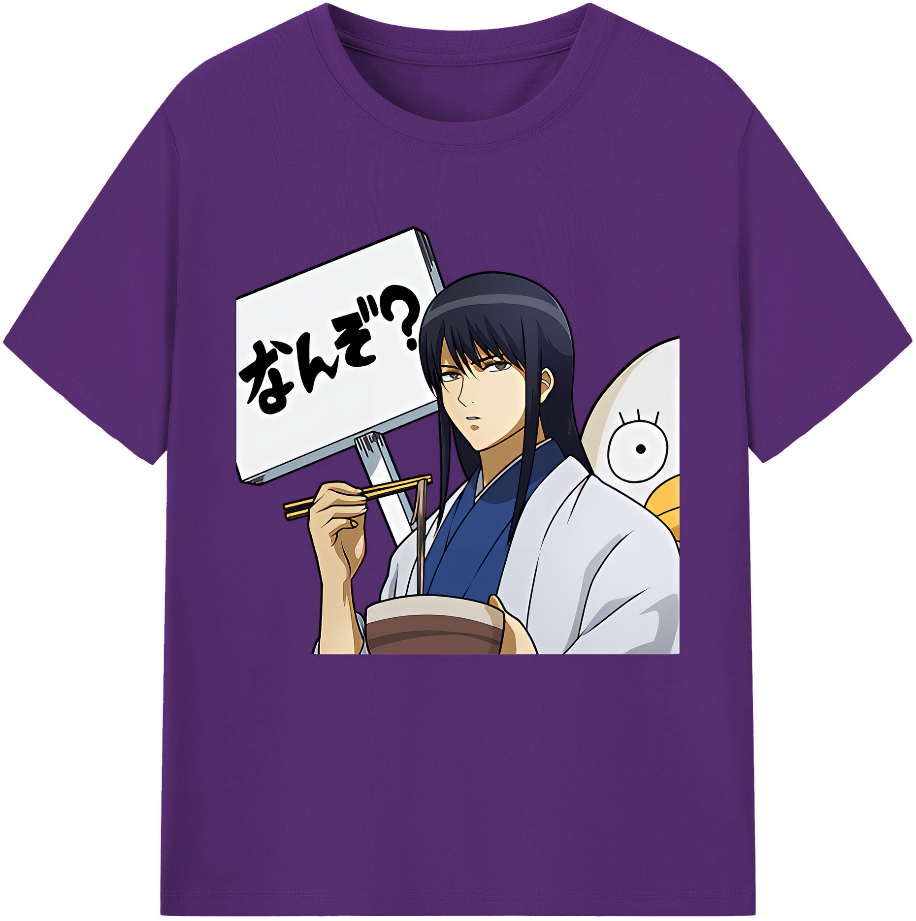 （画像用） ぎんたま 坂田銀時（さかたぎんとき） 神楽 志村新八（しむら しんぱち） GINTAMA Sakata Gintoki Kagura Shimura Shinpachi 綿100％半袖Tシャツ（フロントプリント）