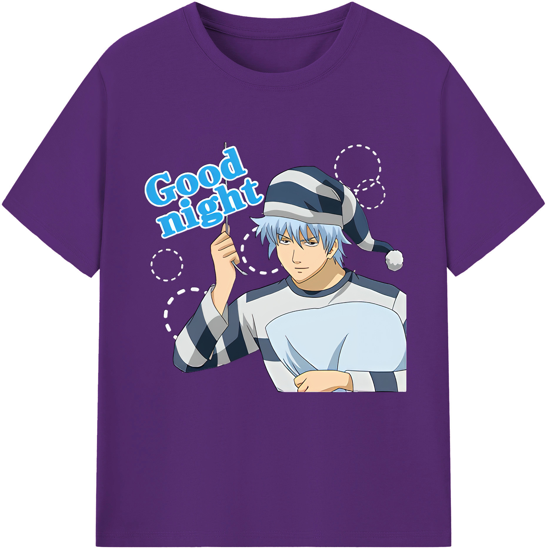 （画像用） ぎんたま 坂田銀時（さかたぎんとき） 神楽 志村新八（しむら しんぱち） GINTAMA Sakata Gintoki Kagura Shimura Shinpachi 綿100％半袖Tシャツ（フロントプリント）