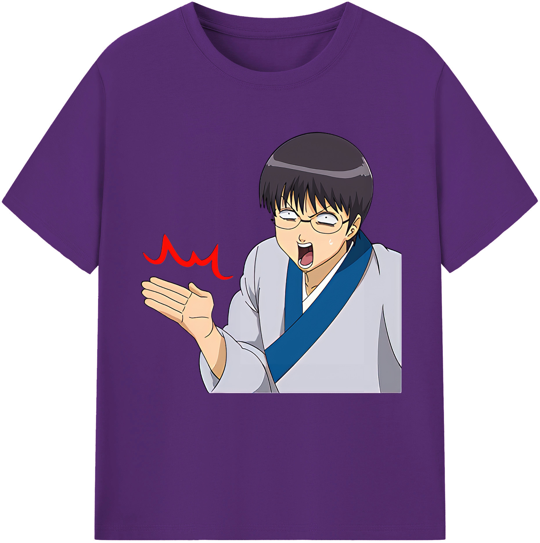 （画像用） ぎんたま 坂田銀時（さかたぎんとき） 神楽 志村新八（しむら しんぱち） GINTAMA Sakata Gintoki Kagura Shimura Shinpachi 綿100％半袖Tシャツ（フロントプリント）