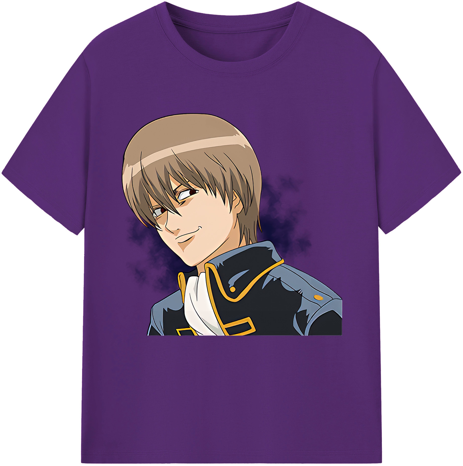（画像用） ぎんたま 坂田銀時（さかたぎんとき） 神楽 志村新八（しむら しんぱち） GINTAMA Sakata Gintoki Kagura Shimura Shinpachi 綿100％半袖Tシャツ（フロントプリント）
