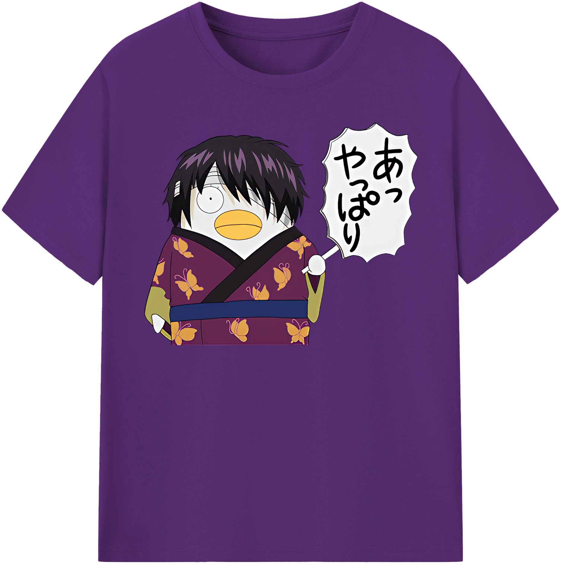 （画像用） ぎんたま 坂田銀時（さかたぎんとき） 神楽 志村新八（しむら しんぱち） GINTAMA Sakata Gintoki Kagura Shimura Shinpachi 綿100％半袖Tシャツ（フロントプリント）