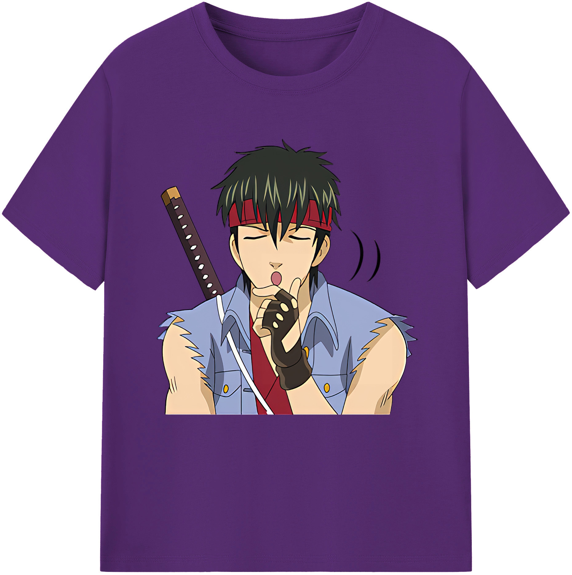 （画像用） ぎんたま 坂田銀時（さかたぎんとき） 神楽 志村新八（しむら しんぱち） GINTAMA Sakata Gintoki Kagura Shimura Shinpachi 綿100％半袖Tシャツ（フロントプリント）