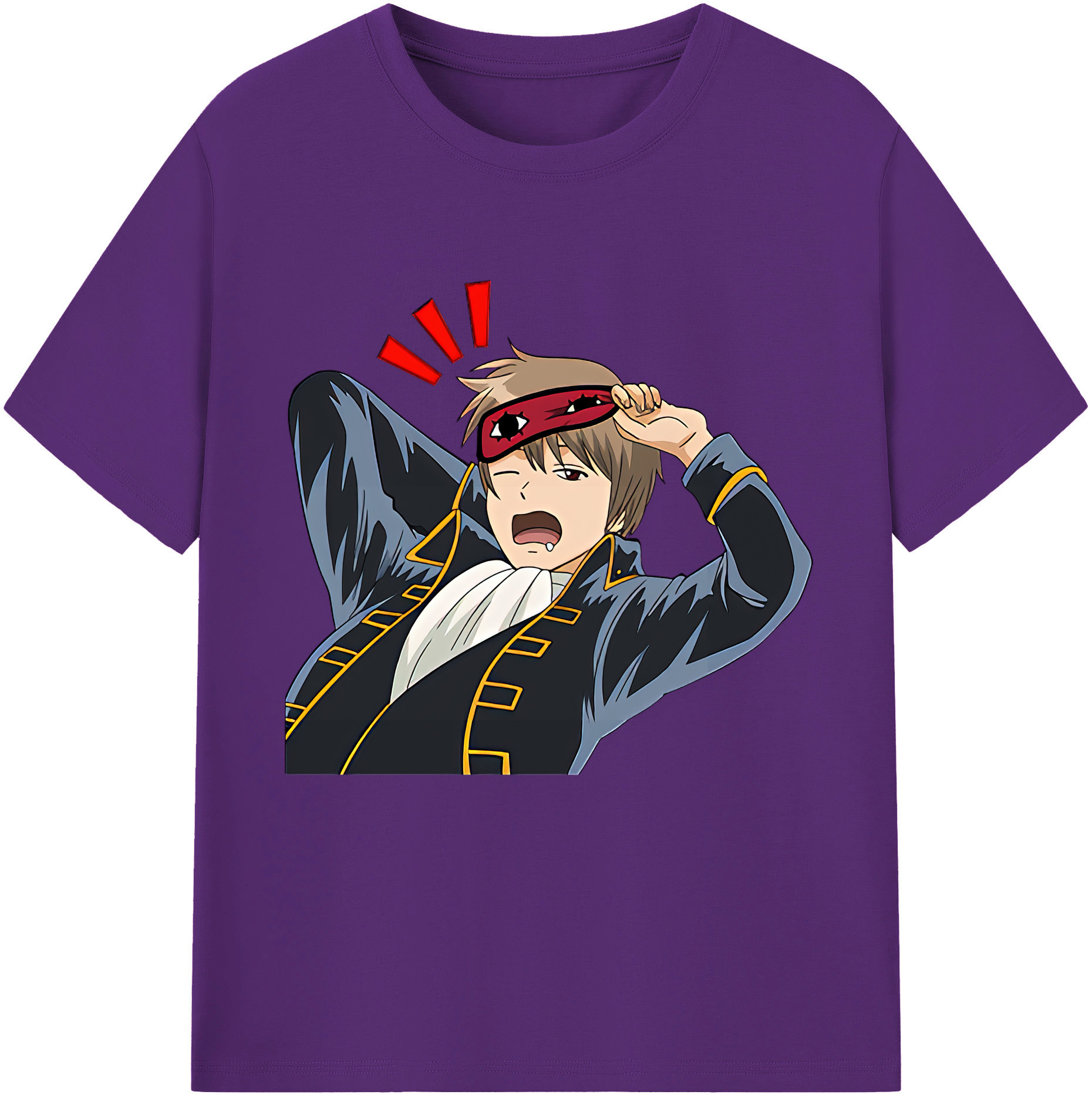 ぎんたま 坂田銀時（さかたぎんとき） 神楽 志村新八（しむら しんぱち） GINTAMA Sakata Gintoki Kagura Shimura Shinpachi 綿100％半袖Tシャツ（フロントプリント）