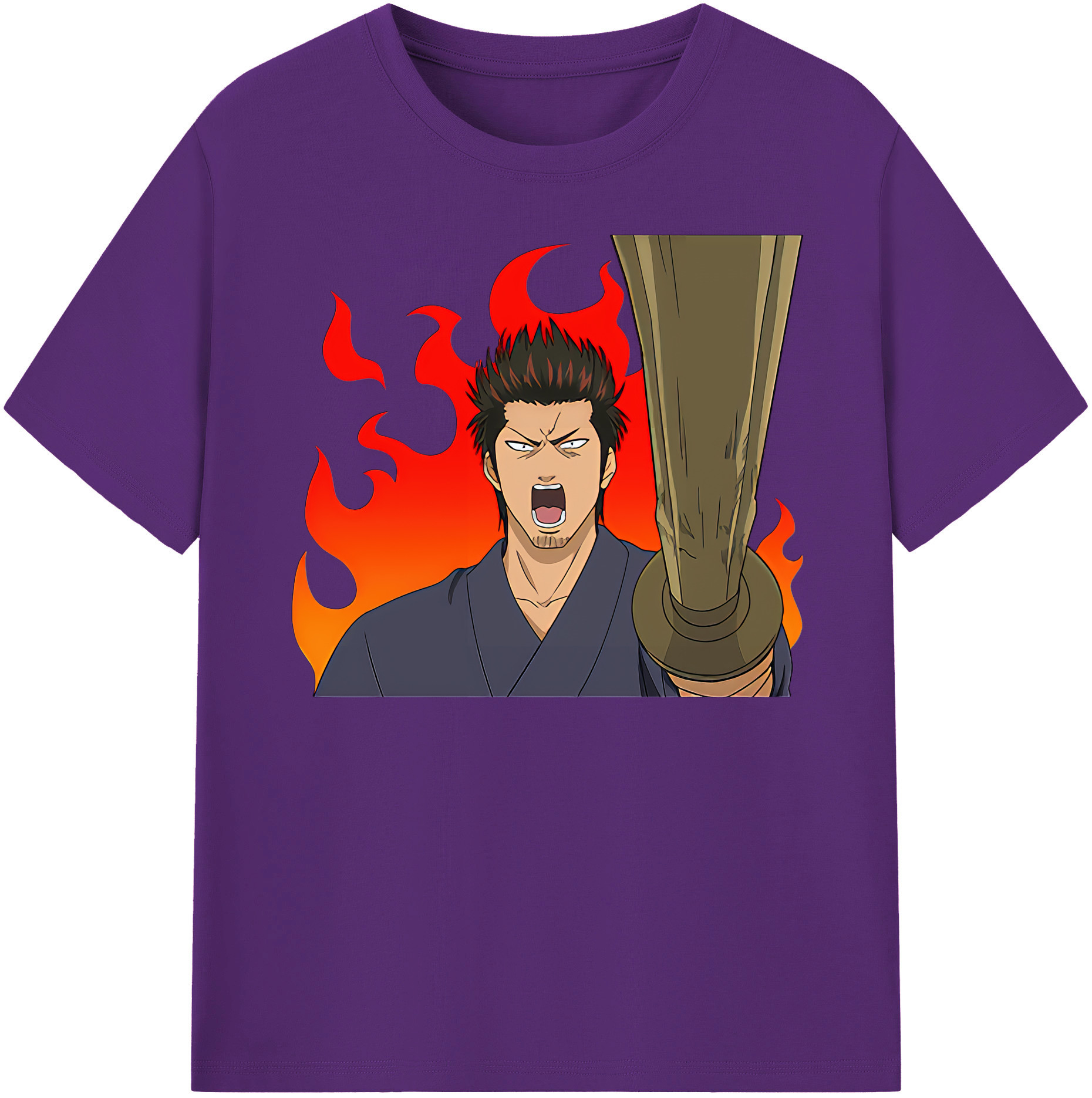 （画像用） ぎんたま 坂田銀時（さかたぎんとき） 神楽 志村新八（しむら しんぱち） GINTAMA Sakata Gintoki Kagura Shimura Shinpachi 綿100％半袖Tシャツ（フロントプリント）