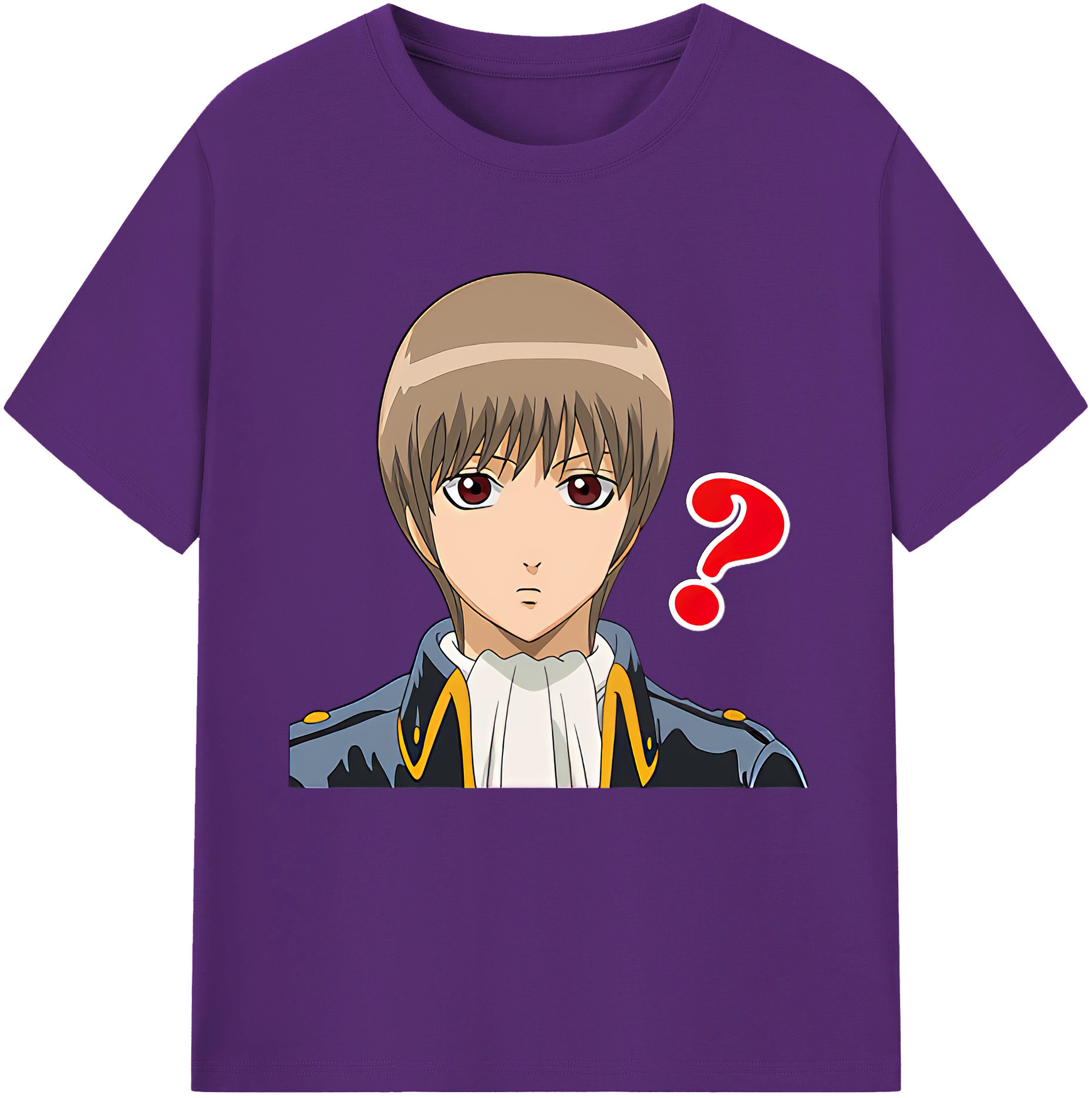 （画像用） ぎんたま 坂田銀時（さかたぎんとき） 神楽 志村新八（しむら しんぱち） GINTAMA Sakata Gintoki Kagura Shimura Shinpachi 綿100％半袖Tシャツ（フロントプリント）