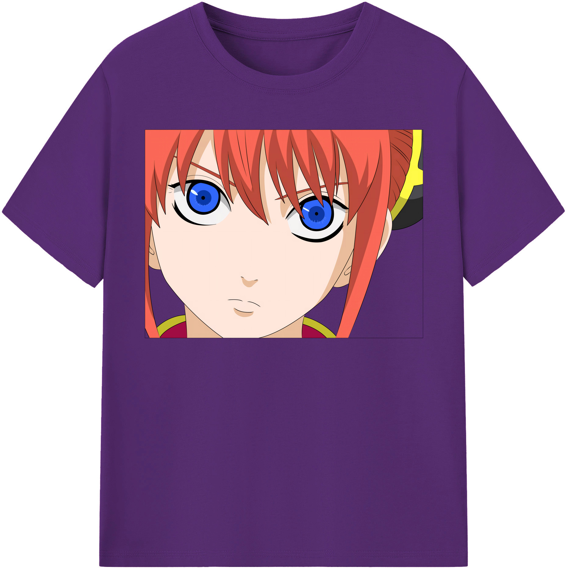 （画像用） ぎんたま 坂田銀時（さかたぎんとき） 神楽 志村新八（しむら しんぱち） GINTAMA Sakata Gintoki Kagura Shimura Shinpachi 綿100％半袖Tシャツ（フロントプリント）