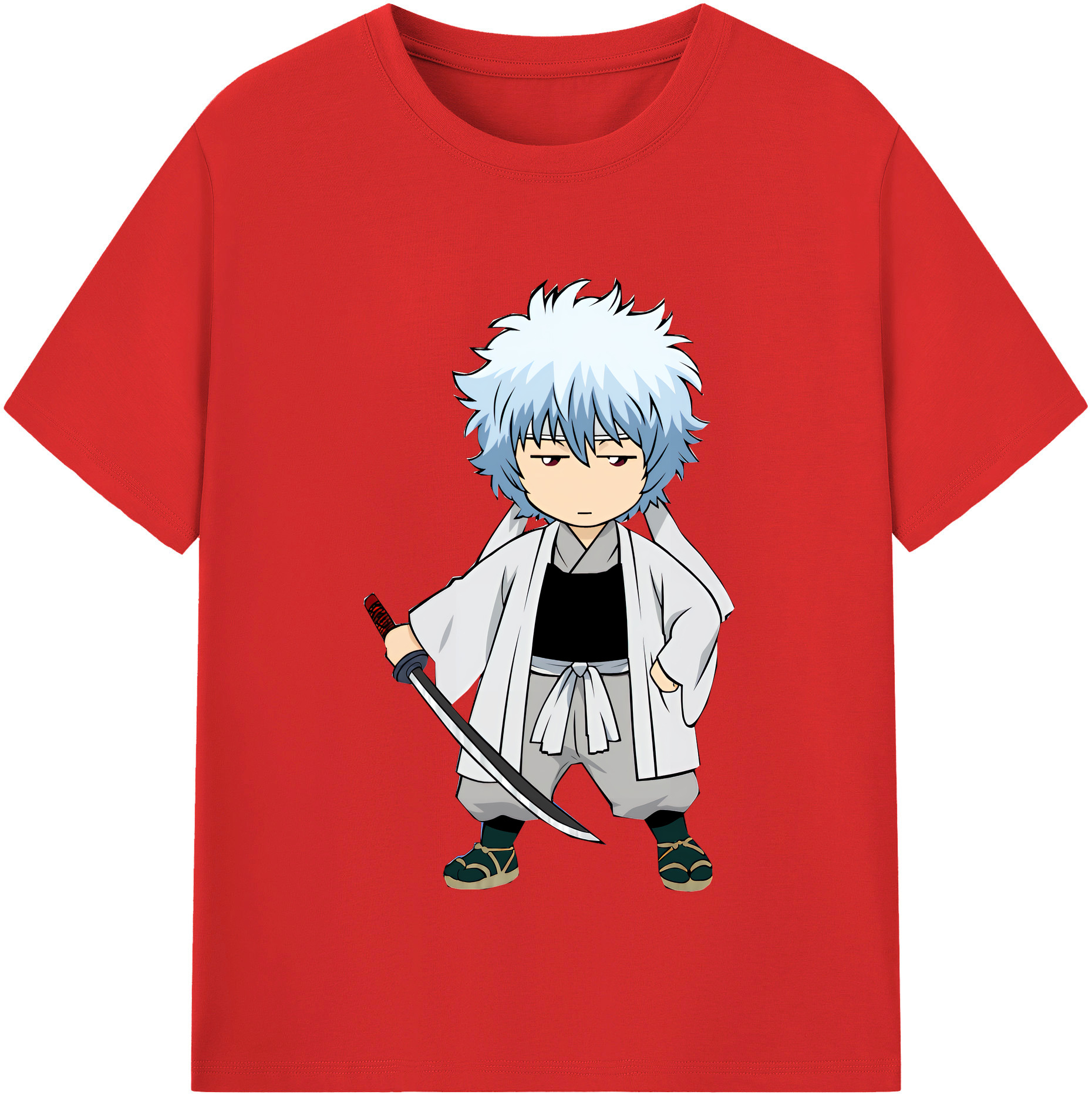 （画像用） ぎんたま 坂田銀時（さかたぎんとき） 神楽 志村新八（しむら しんぱち） GINTAMA Sakata Gintoki Kagura Shimura Shinpachi 綿100％半袖Tシャツ（フロントプリント）