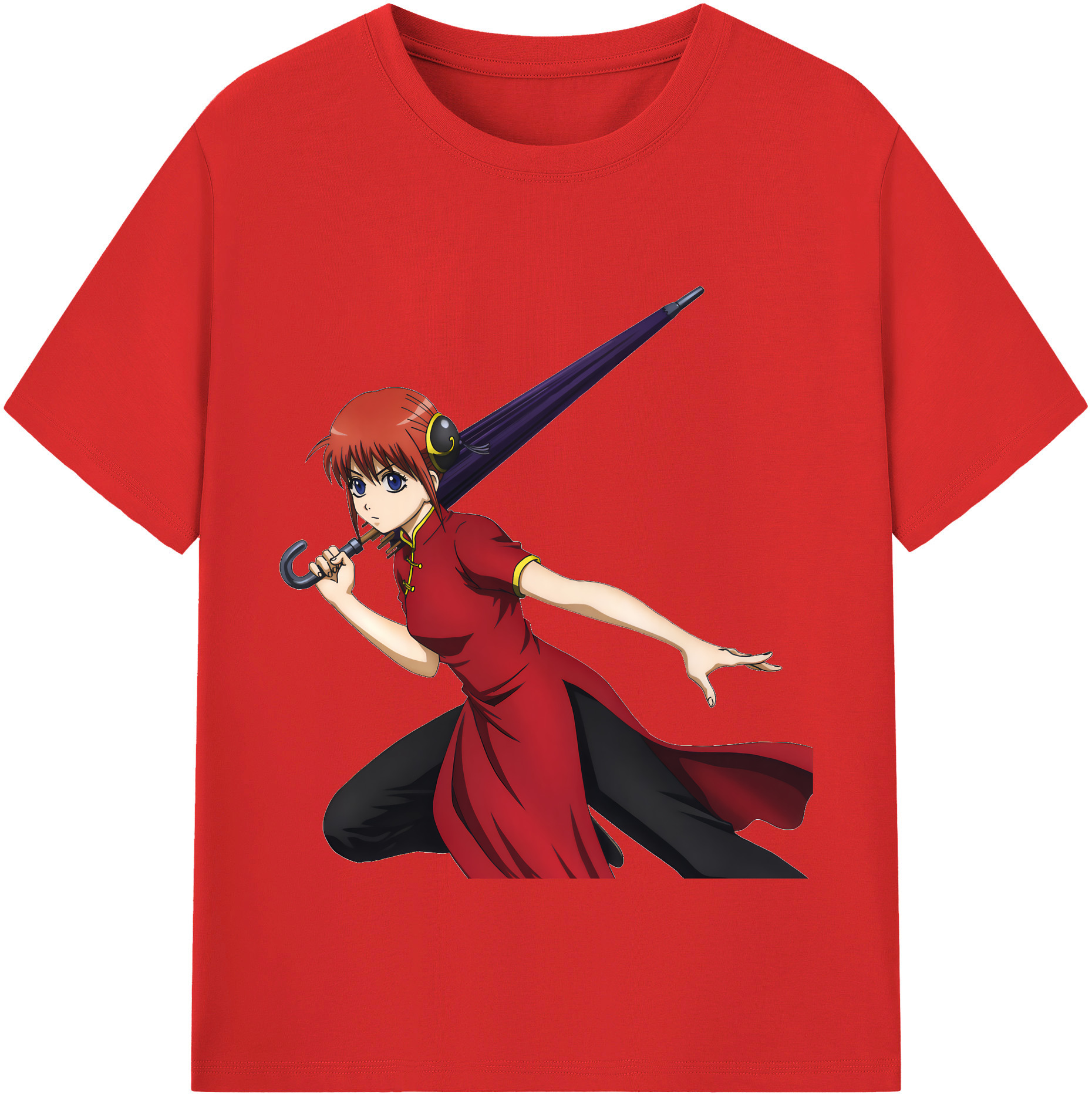 （画像用） ぎんたま 坂田銀時（さかたぎんとき） 神楽 志村新八（しむら しんぱち） GINTAMA Sakata Gintoki Kagura Shimura Shinpachi 綿100％半袖Tシャツ（フロントプリント）