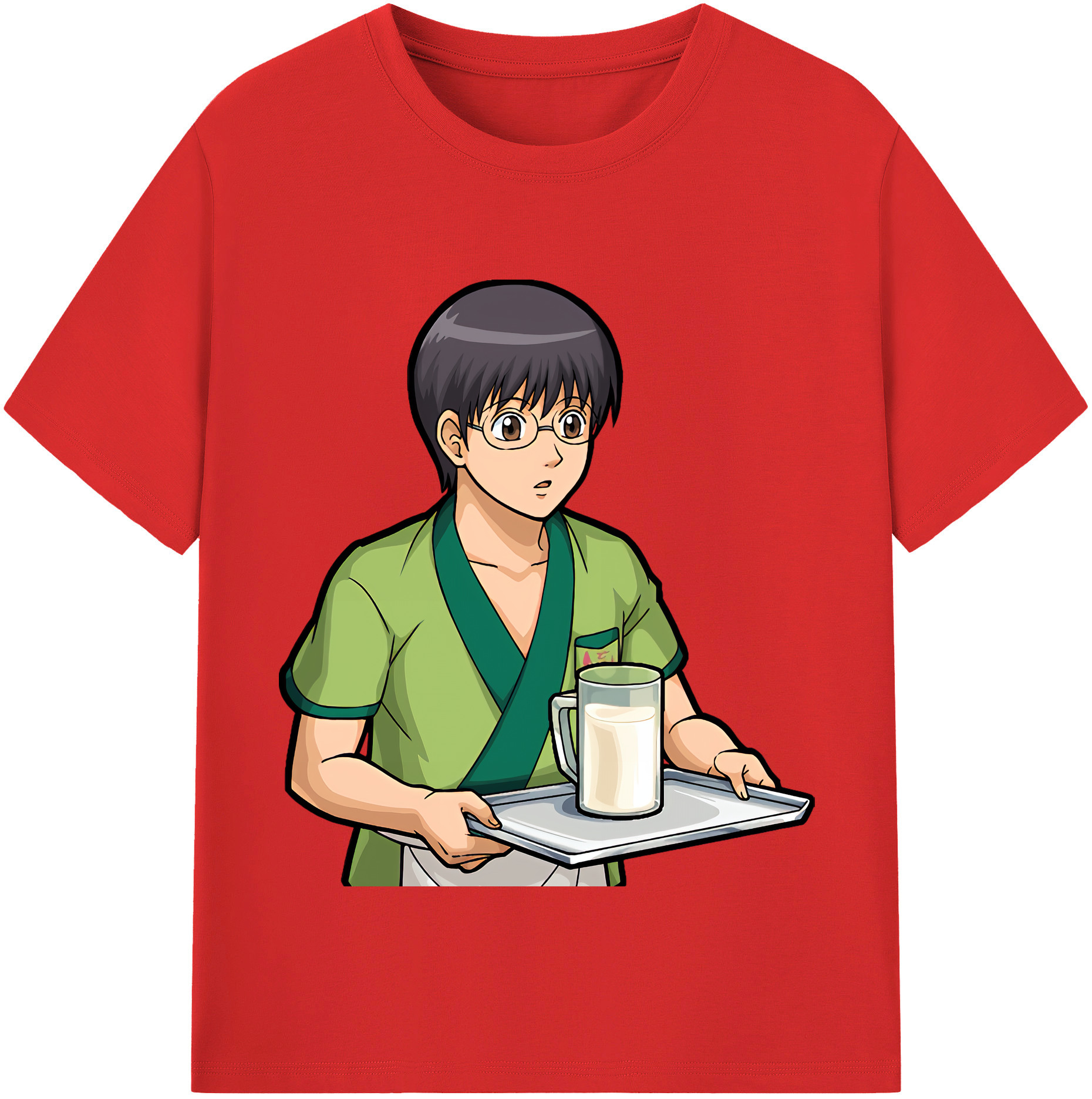 （画像用） ぎんたま 坂田銀時（さかたぎんとき） 神楽 志村新八（しむら しんぱち） GINTAMA Sakata Gintoki Kagura Shimura Shinpachi 綿100％半袖Tシャツ（フロントプリント）