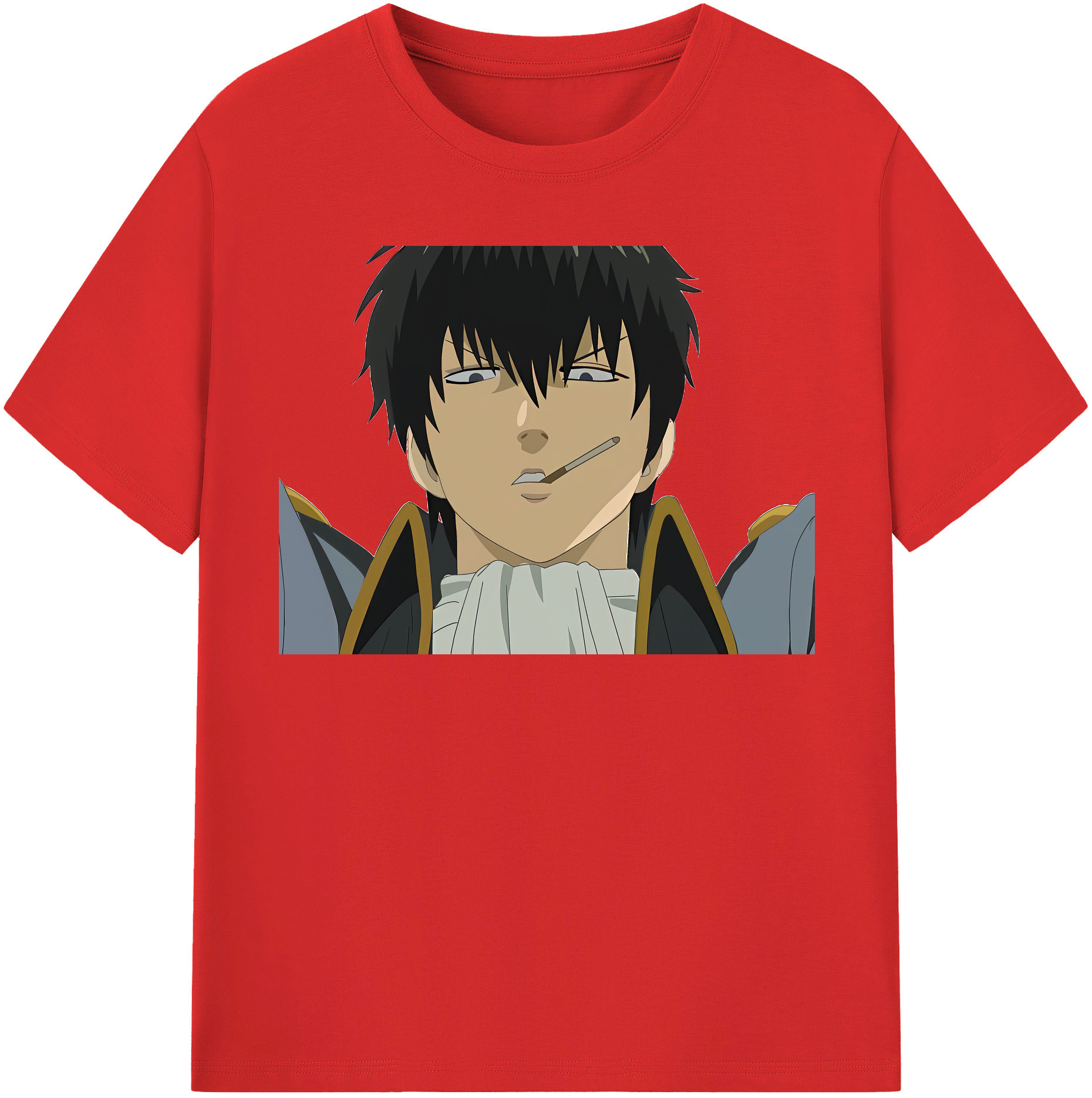 （画像用） ぎんたま 坂田銀時（さかたぎんとき） 神楽 志村新八（しむら しんぱち） GINTAMA Sakata Gintoki Kagura Shimura Shinpachi 綿100％半袖Tシャツ（フロントプリント）