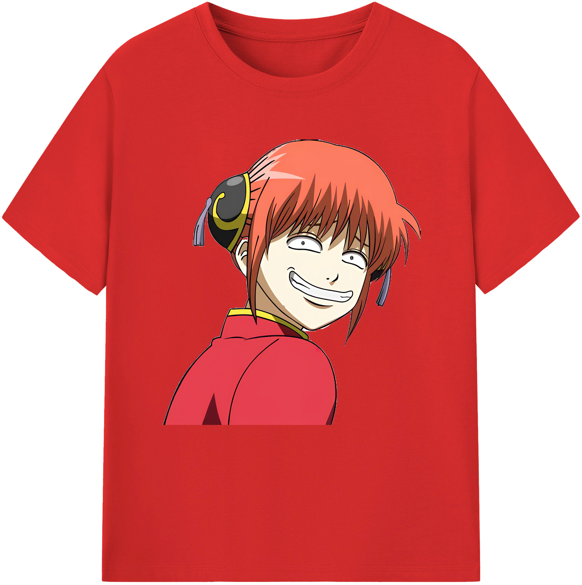 （画像用） ぎんたま 坂田銀時（さかたぎんとき） 神楽 志村新八（しむら しんぱち） GINTAMA Sakata Gintoki Kagura Shimura Shinpachi 綿100％半袖Tシャツ（フロントプリント）