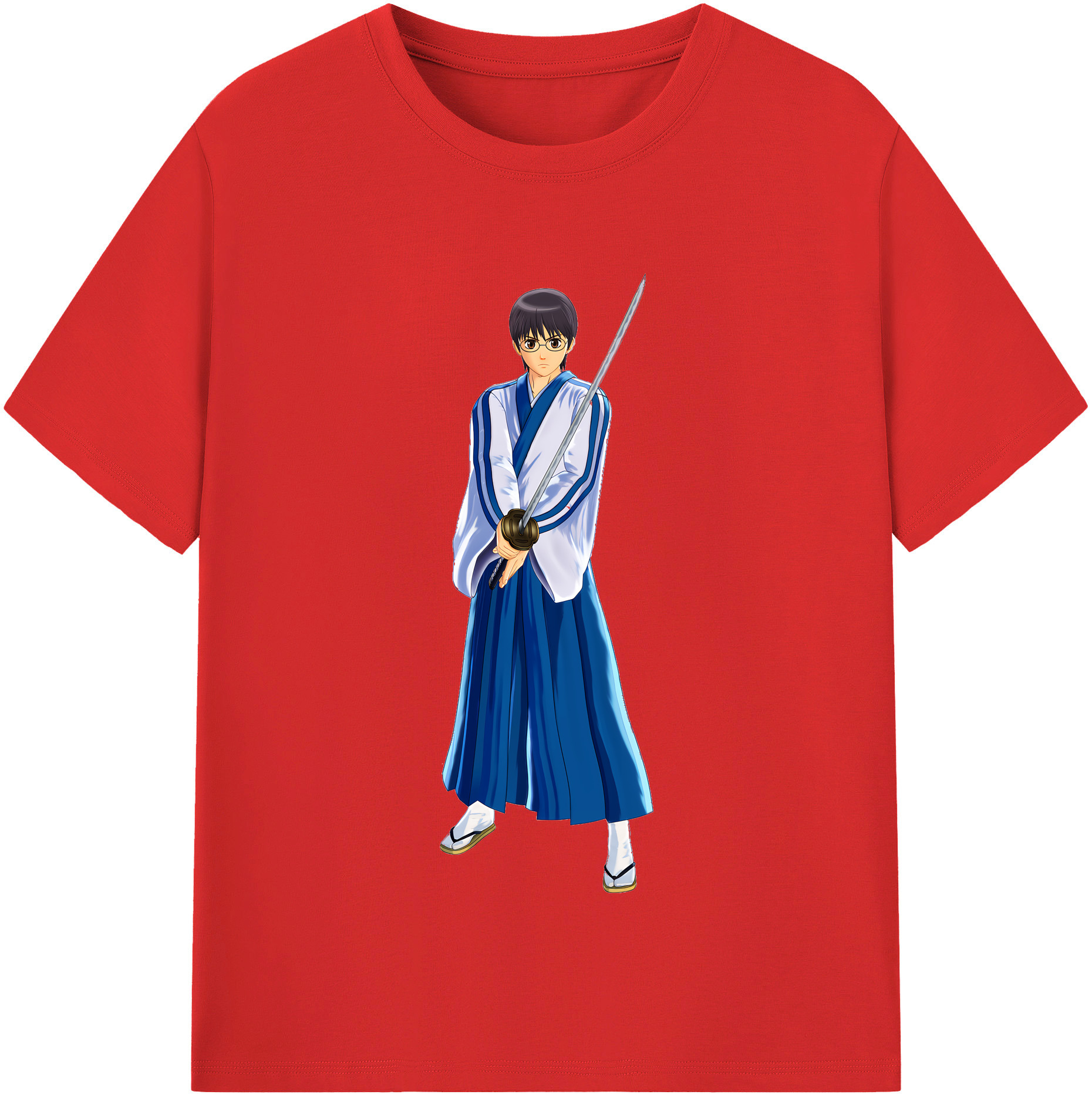 （画像用） ぎんたま 坂田銀時（さかたぎんとき） 神楽 志村新八（しむら しんぱち） GINTAMA Sakata Gintoki Kagura Shimura Shinpachi 綿100％半袖Tシャツ（フロントプリント）