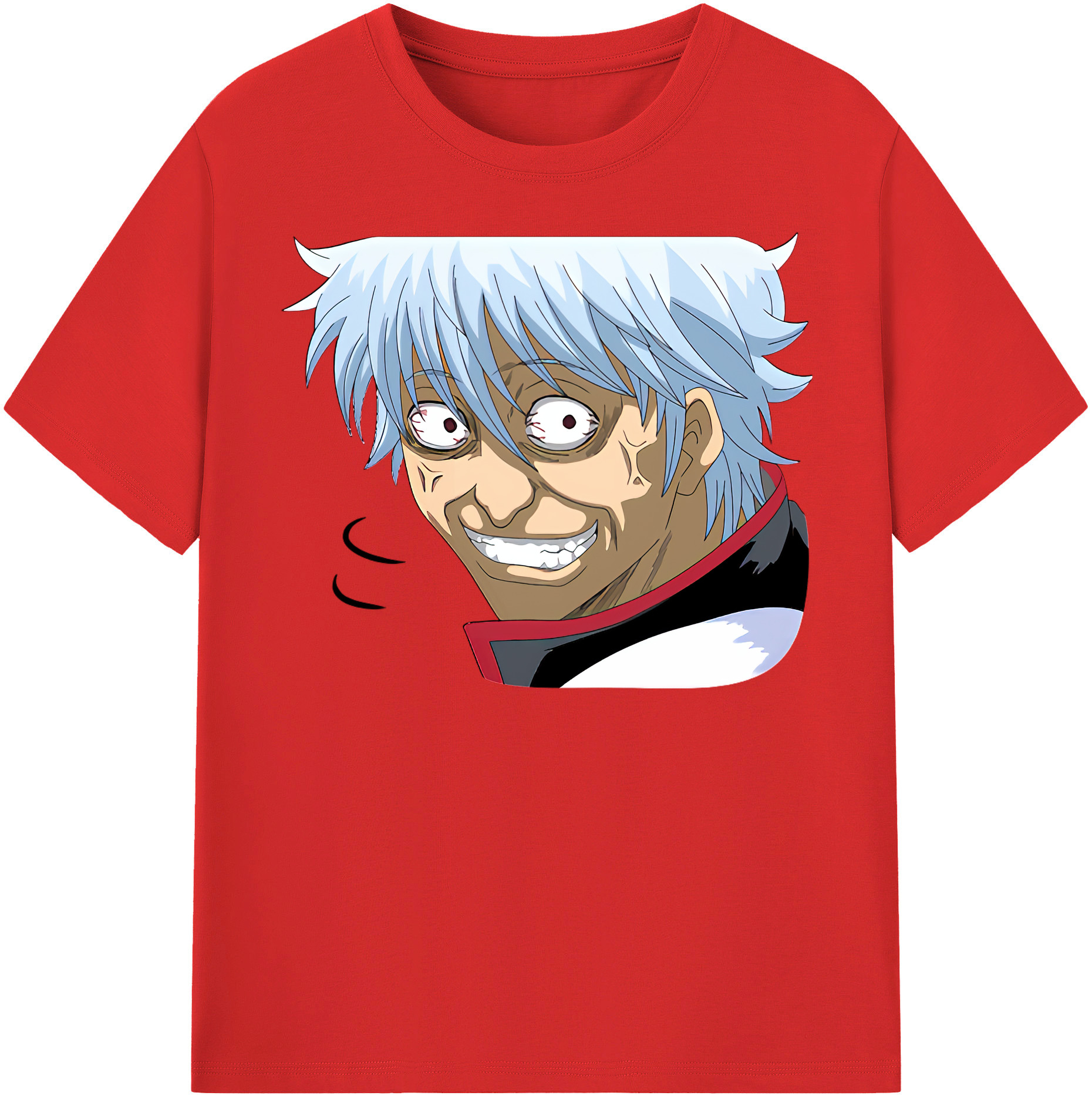 （画像用） ぎんたま 坂田銀時（さかたぎんとき） 神楽 志村新八（しむら しんぱち） GINTAMA Sakata Gintoki Kagura Shimura Shinpachi 綿100％半袖Tシャツ（フロントプリント）