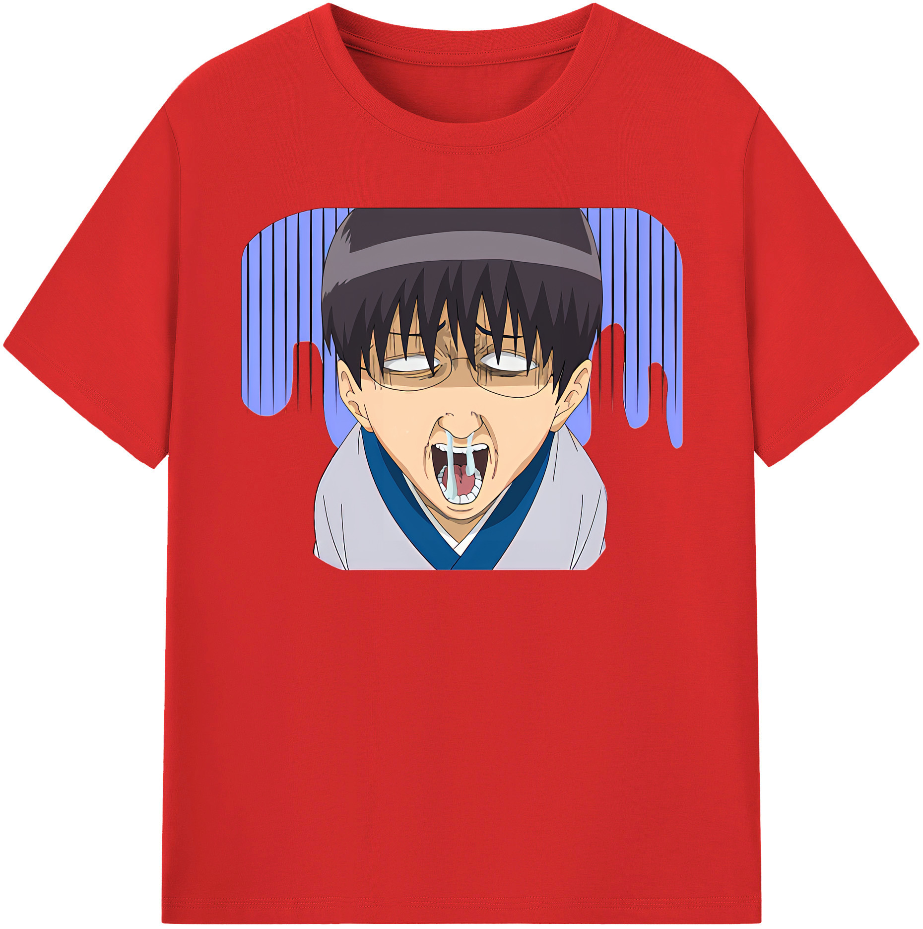 （画像用） ぎんたま 坂田銀時（さかたぎんとき） 神楽 志村新八（しむら しんぱち） GINTAMA Sakata Gintoki Kagura Shimura Shinpachi 綿100％半袖Tシャツ（フロントプリント）