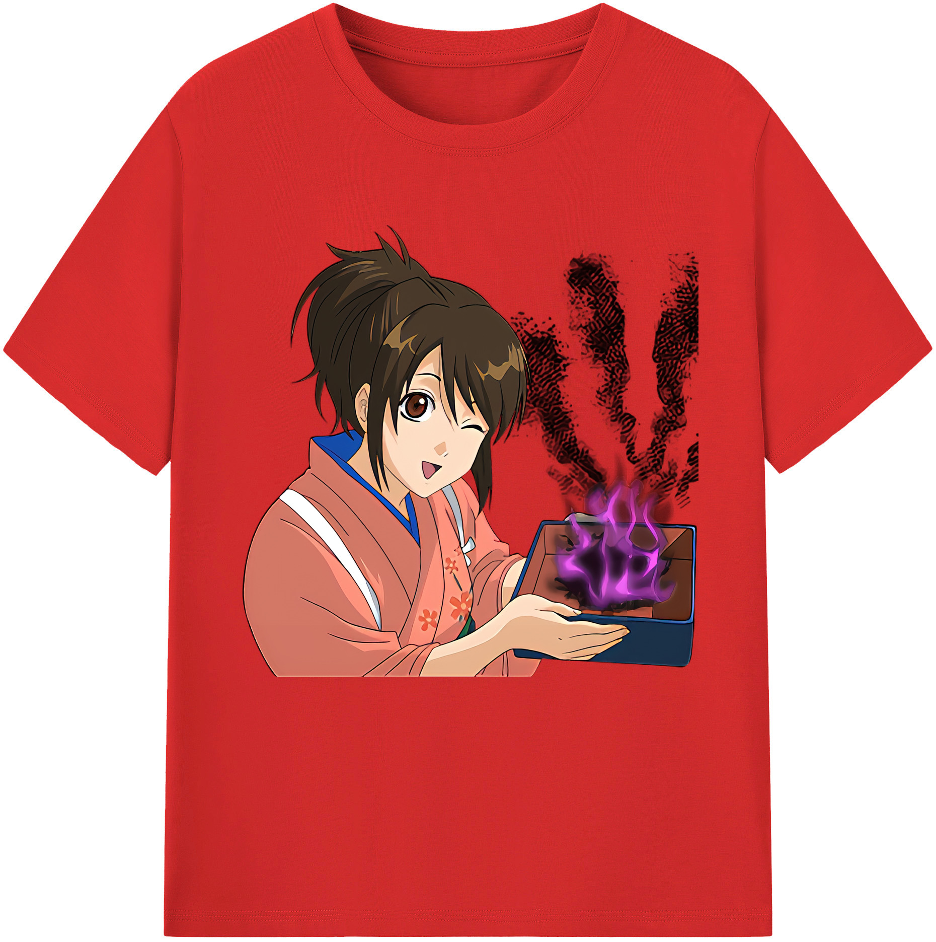 （画像用） ぎんたま 坂田銀時（さかたぎんとき） 神楽 志村新八（しむら しんぱち） GINTAMA Sakata Gintoki Kagura Shimura Shinpachi 綿100％半袖Tシャツ（フロントプリント）