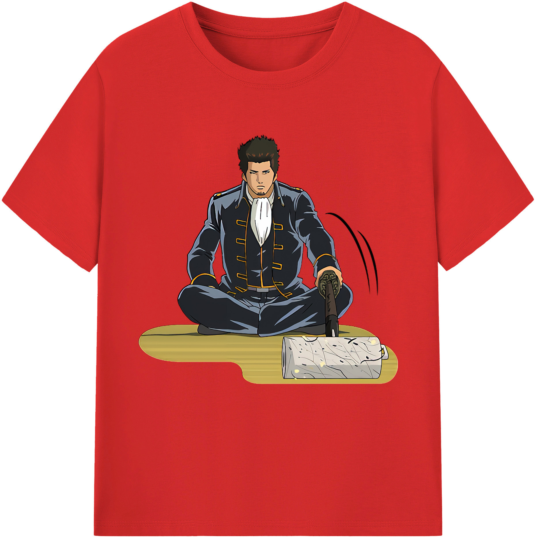 （画像用） ぎんたま 坂田銀時（さかたぎんとき） 神楽 志村新八（しむら しんぱち） GINTAMA Sakata Gintoki Kagura Shimura Shinpachi 綿100％半袖Tシャツ（フロントプリント）