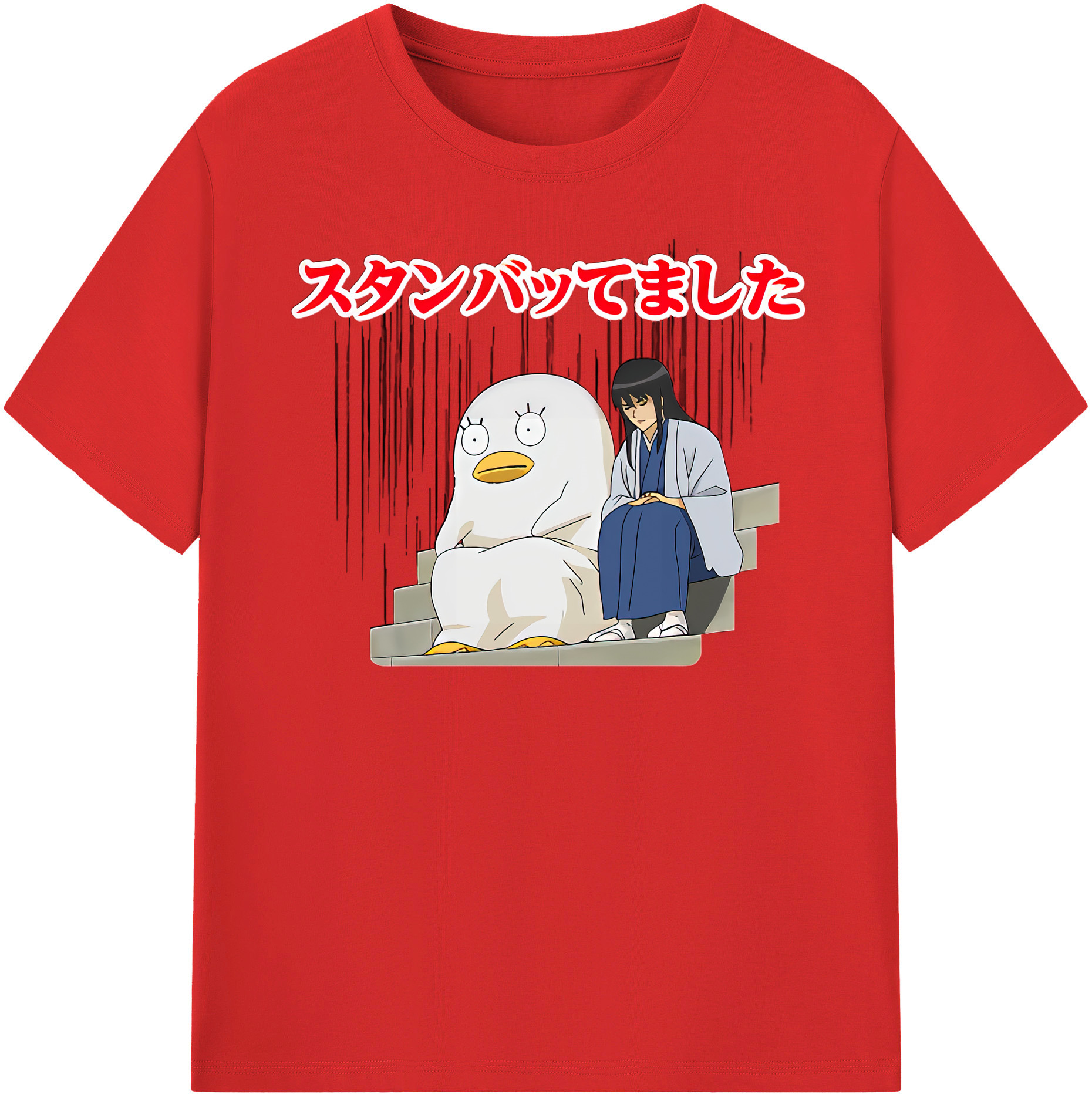（画像用） ぎんたま 坂田銀時（さかたぎんとき） 神楽 志村新八（しむら しんぱち） GINTAMA Sakata Gintoki Kagura Shimura Shinpachi 綿100％半袖Tシャツ（フロントプリント）
