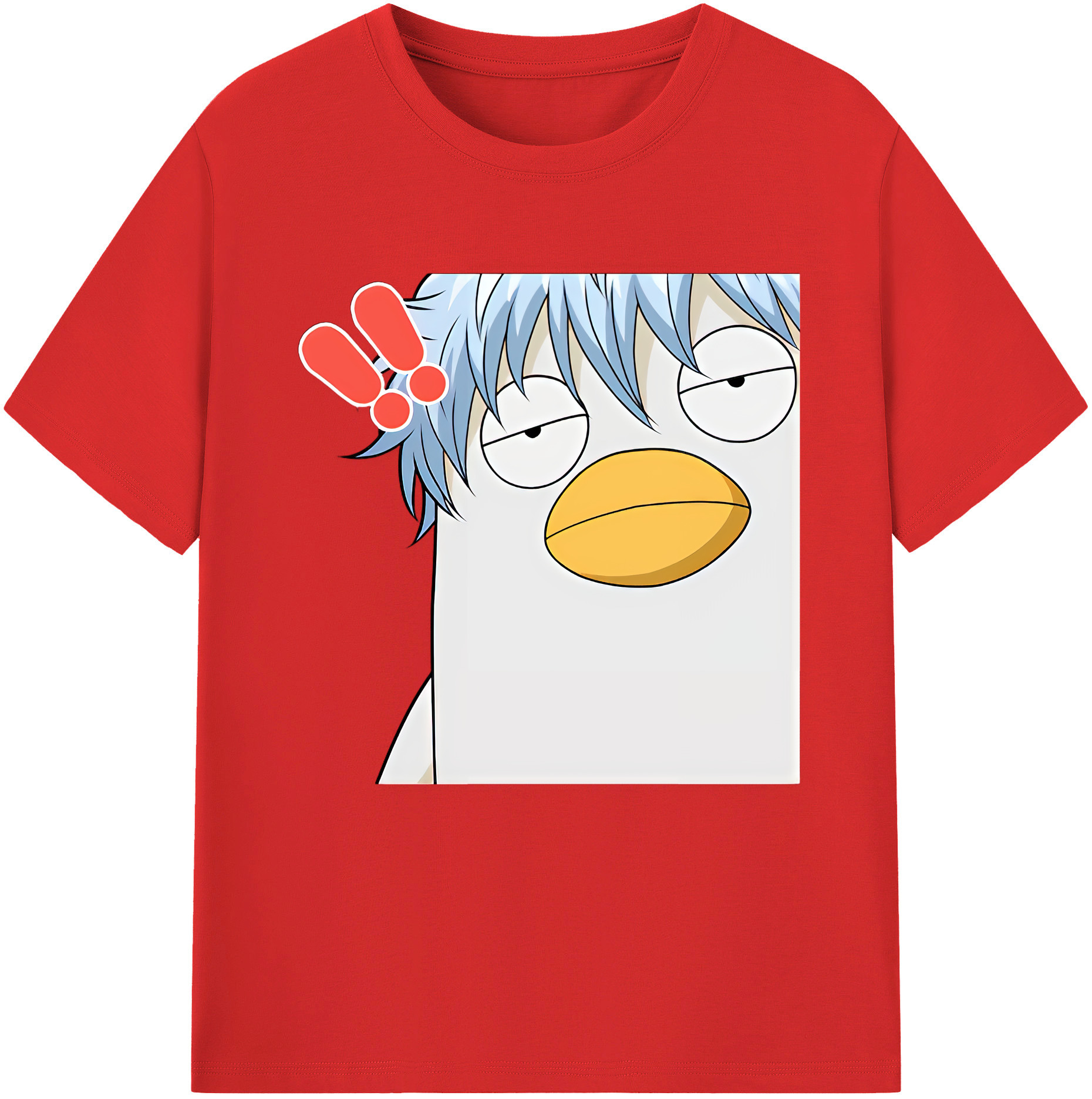 （画像用） ぎんたま 坂田銀時（さかたぎんとき） 神楽 志村新八（しむら しんぱち） GINTAMA Sakata Gintoki Kagura Shimura Shinpachi 綿100％半袖Tシャツ（フロントプリント）