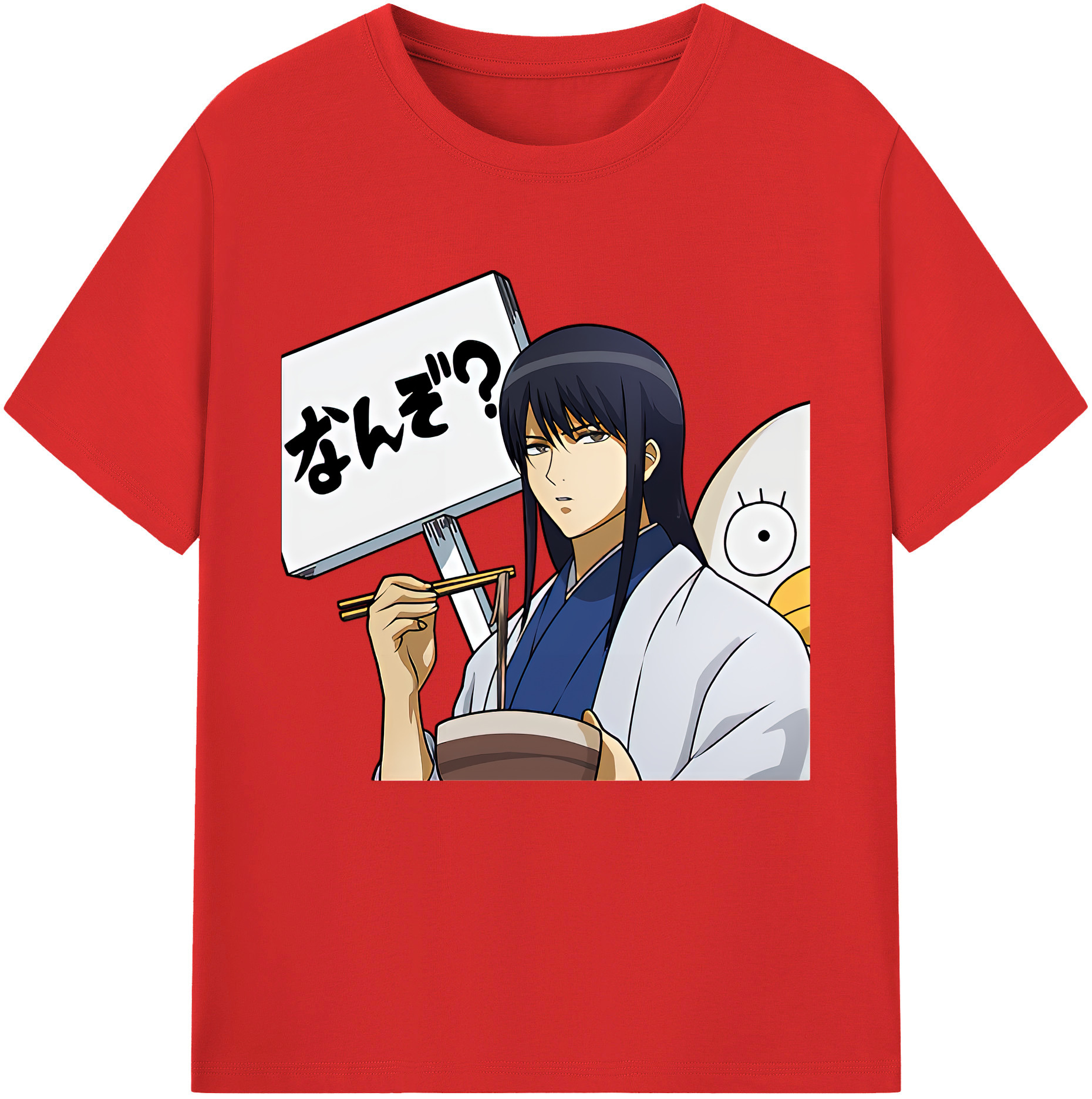 （画像用） ぎんたま 坂田銀時（さかたぎんとき） 神楽 志村新八（しむら しんぱち） GINTAMA Sakata Gintoki Kagura Shimura Shinpachi 綿100％半袖Tシャツ（フロントプリント）