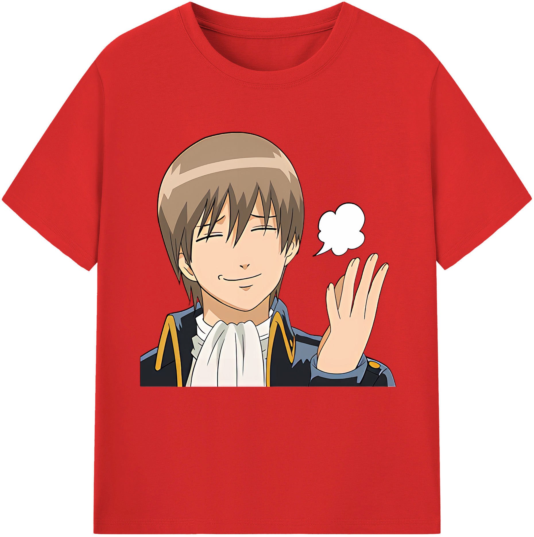 （画像用） ぎんたま 坂田銀時（さかたぎんとき） 神楽 志村新八（しむら しんぱち） GINTAMA Sakata Gintoki Kagura Shimura Shinpachi 綿100％半袖Tシャツ（フロントプリント）