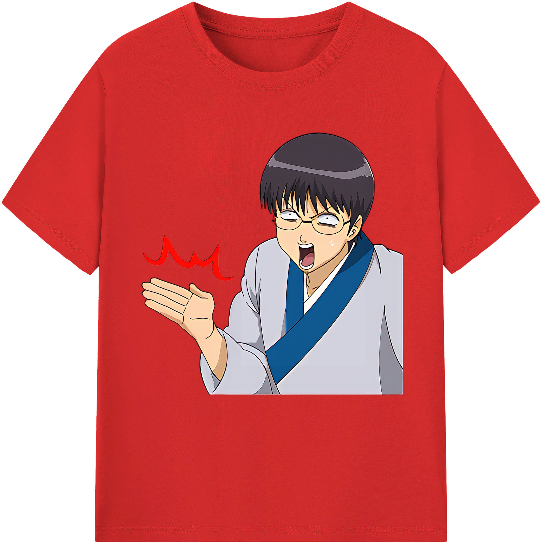 （画像用） ぎんたま 坂田銀時（さかたぎんとき） 神楽 志村新八（しむら しんぱち） GINTAMA Sakata Gintoki Kagura Shimura Shinpachi 綿100％半袖Tシャツ（フロントプリント）