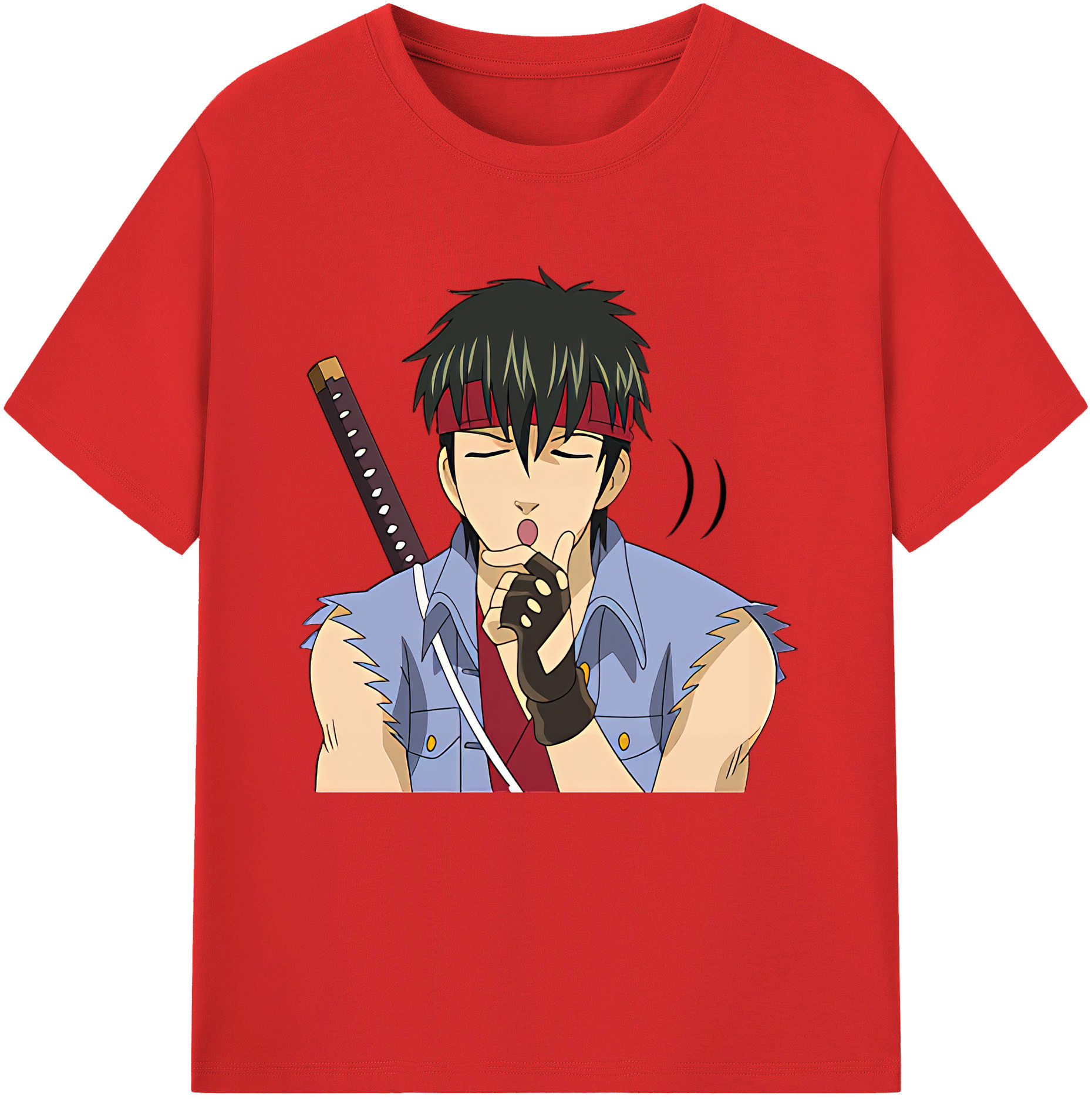（画像用） ぎんたま 坂田銀時（さかたぎんとき） 神楽 志村新八（しむら しんぱち） GINTAMA Sakata Gintoki Kagura Shimura Shinpachi 綿100％半袖Tシャツ（フロントプリント）