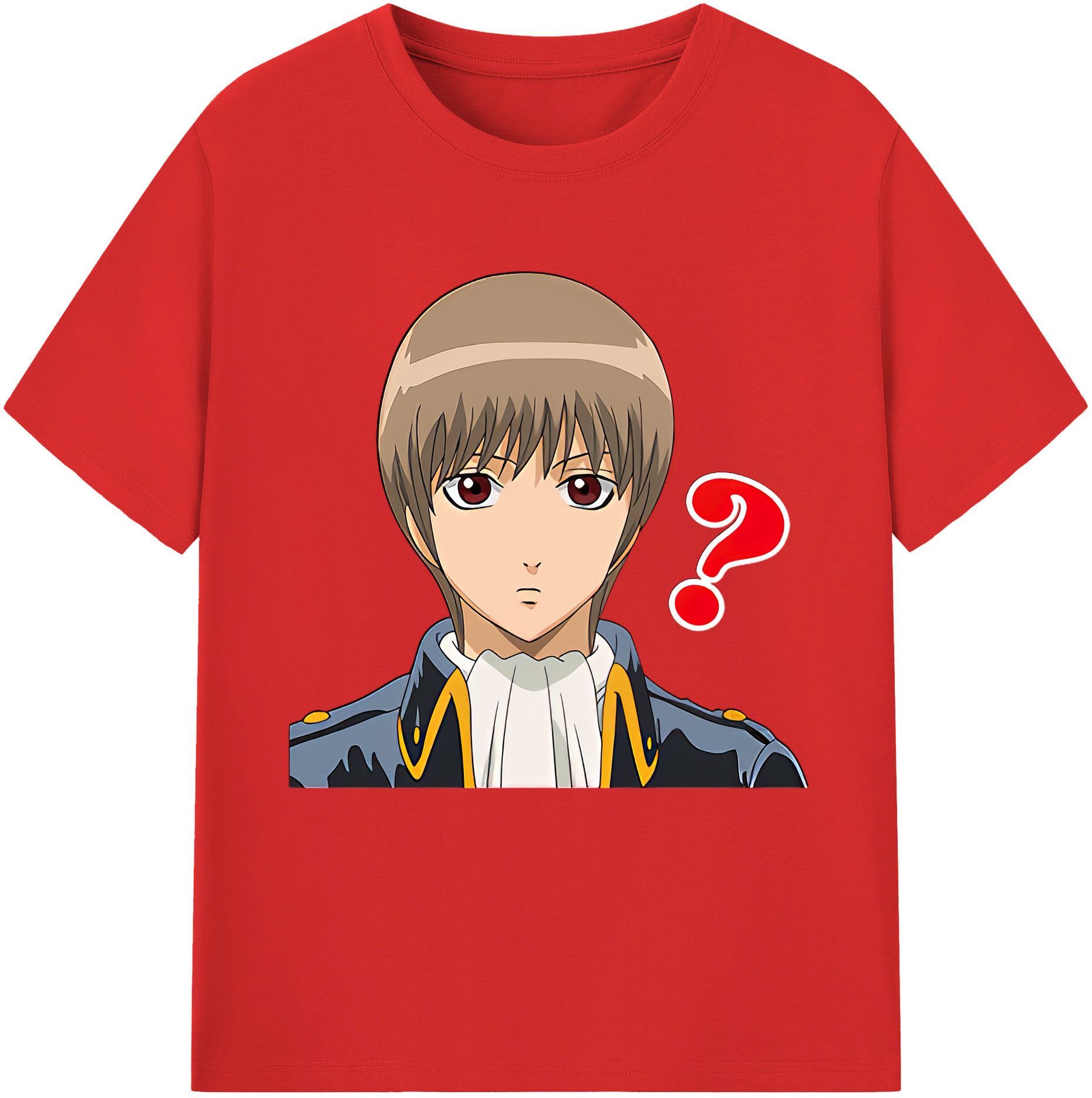 （画像用） ぎんたま 坂田銀時（さかたぎんとき） 神楽 志村新八（しむら しんぱち） GINTAMA Sakata Gintoki Kagura Shimura Shinpachi 綿100％半袖Tシャツ（フロントプリント）