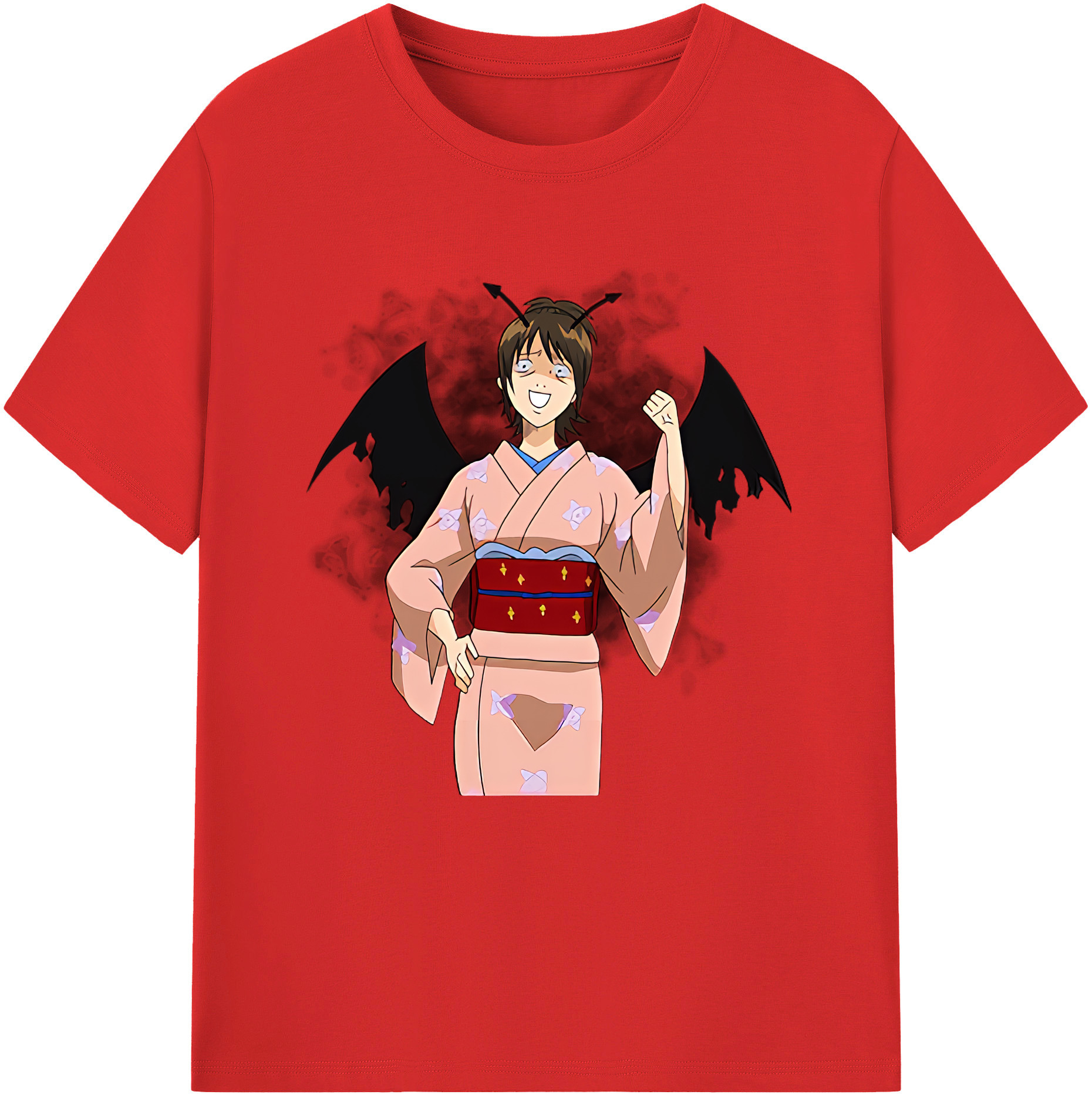 （画像用） ぎんたま 坂田銀時（さかたぎんとき） 神楽 志村新八（しむら しんぱち） GINTAMA Sakata Gintoki Kagura Shimura Shinpachi 綿100％半袖Tシャツ（フロントプリント）