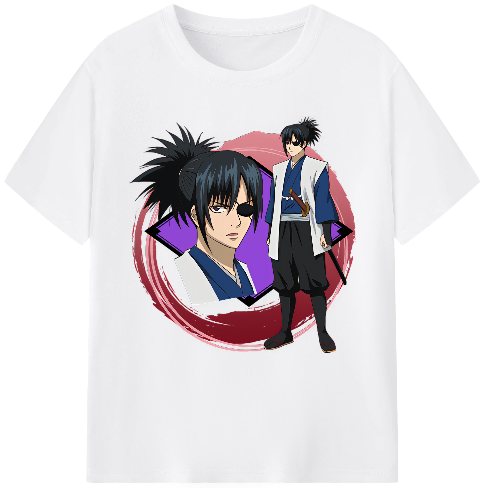 （画像用） ぎんたま 坂田銀時（さかたぎんとき） 神楽 志村新八（しむら しんぱち） GINTAMA Sakata Gintoki Kagura Shimura Shinpachi 綿100％半袖Tシャツ（フロントプリント）