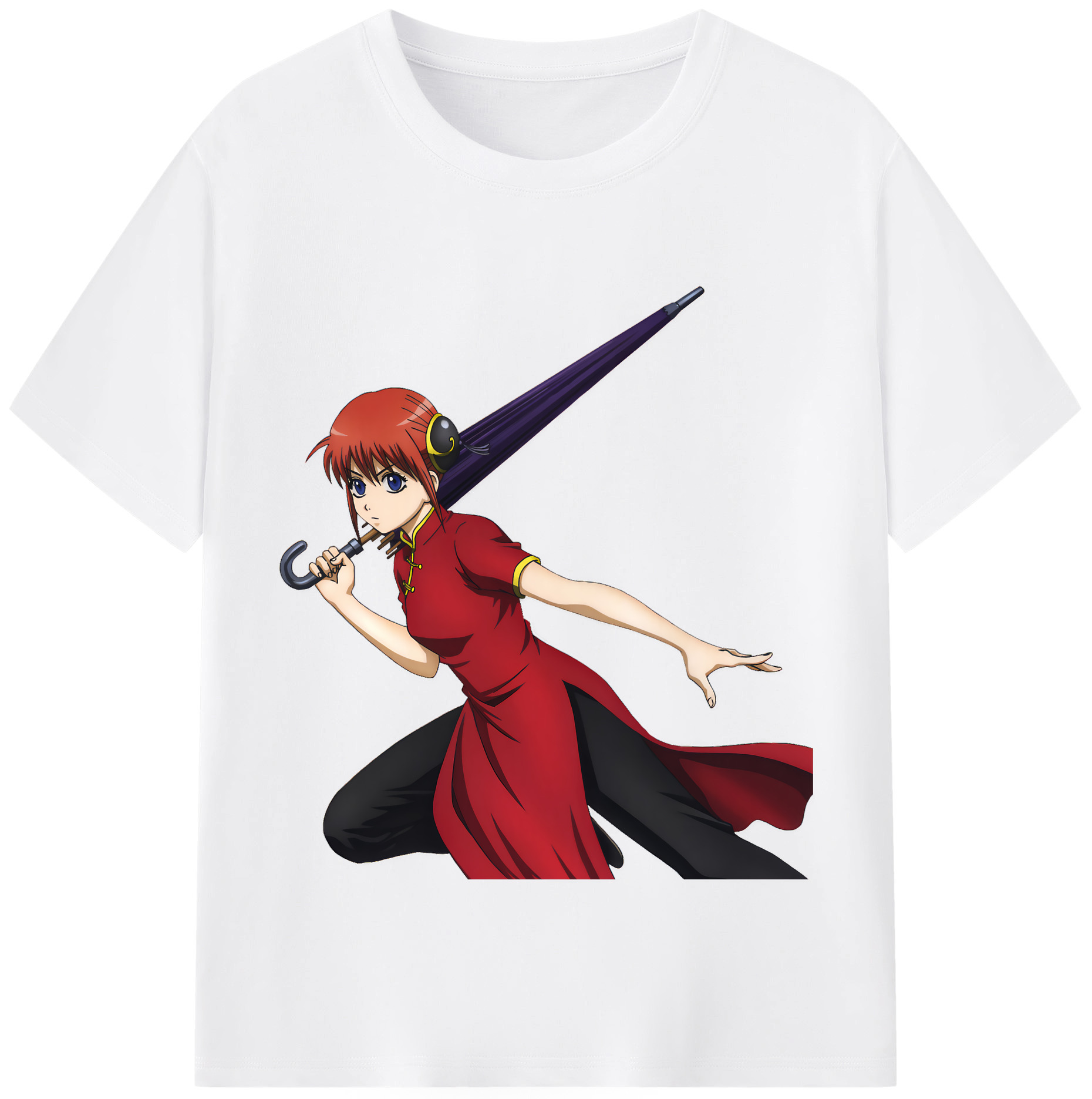 （画像用） ぎんたま 坂田銀時（さかたぎんとき） 神楽 志村新八（しむら しんぱち） GINTAMA Sakata Gintoki Kagura Shimura Shinpachi 綿100％半袖Tシャツ（フロントプリント）