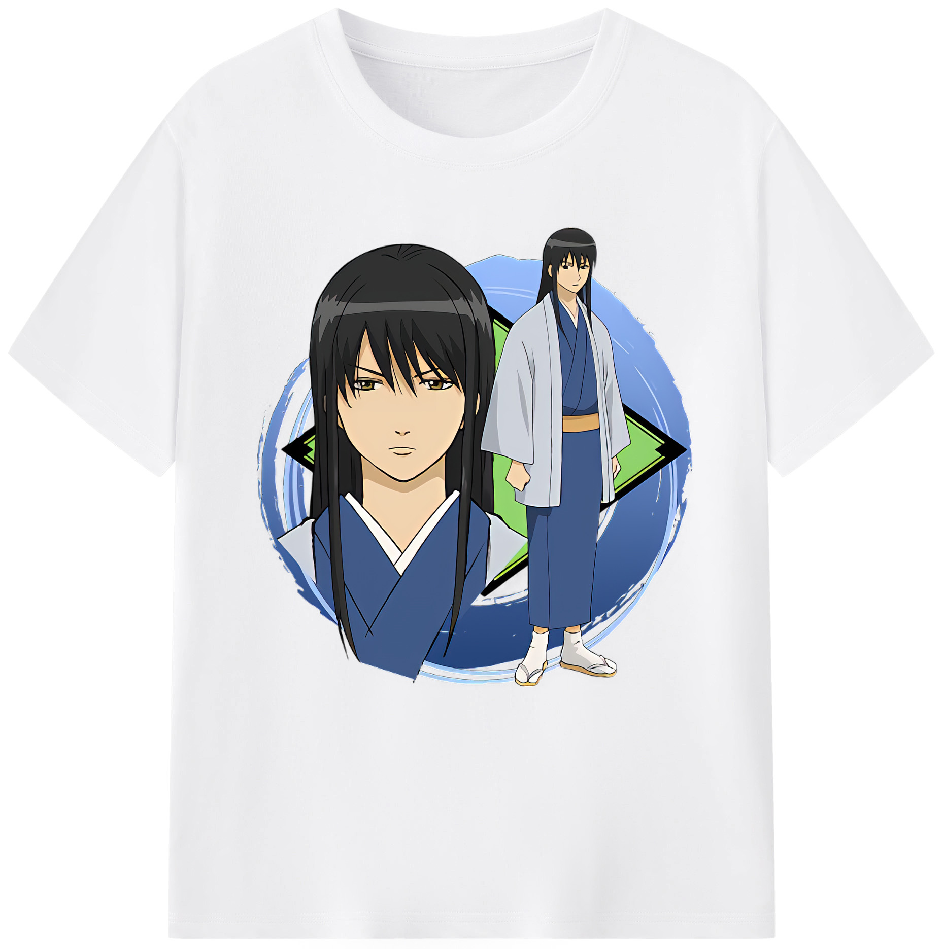 （画像用） ぎんたま 坂田銀時（さかたぎんとき） 神楽 志村新八（しむら しんぱち） GINTAMA Sakata Gintoki Kagura Shimura Shinpachi 綿100％半袖Tシャツ（フロントプリント）