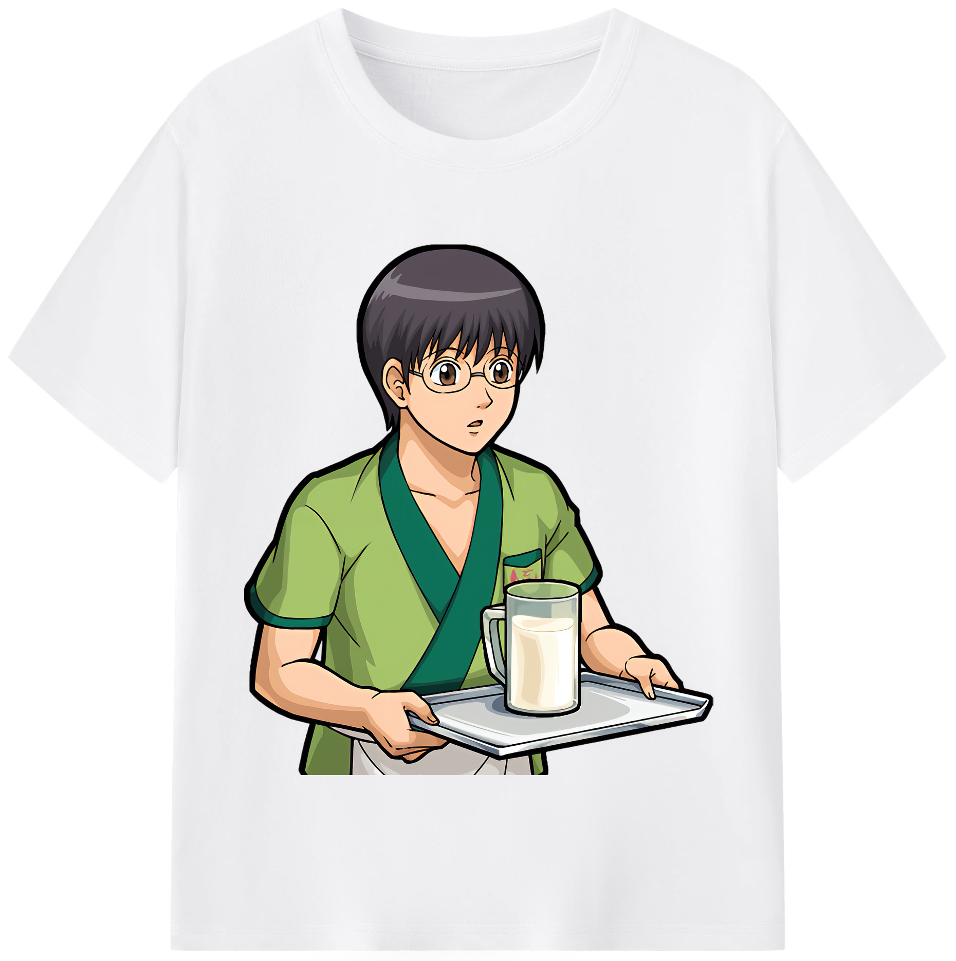 （画像用） ぎんたま 坂田銀時（さかたぎんとき） 神楽 志村新八（しむら しんぱち） GINTAMA Sakata Gintoki Kagura Shimura Shinpachi 綿100％半袖Tシャツ（フロントプリント）