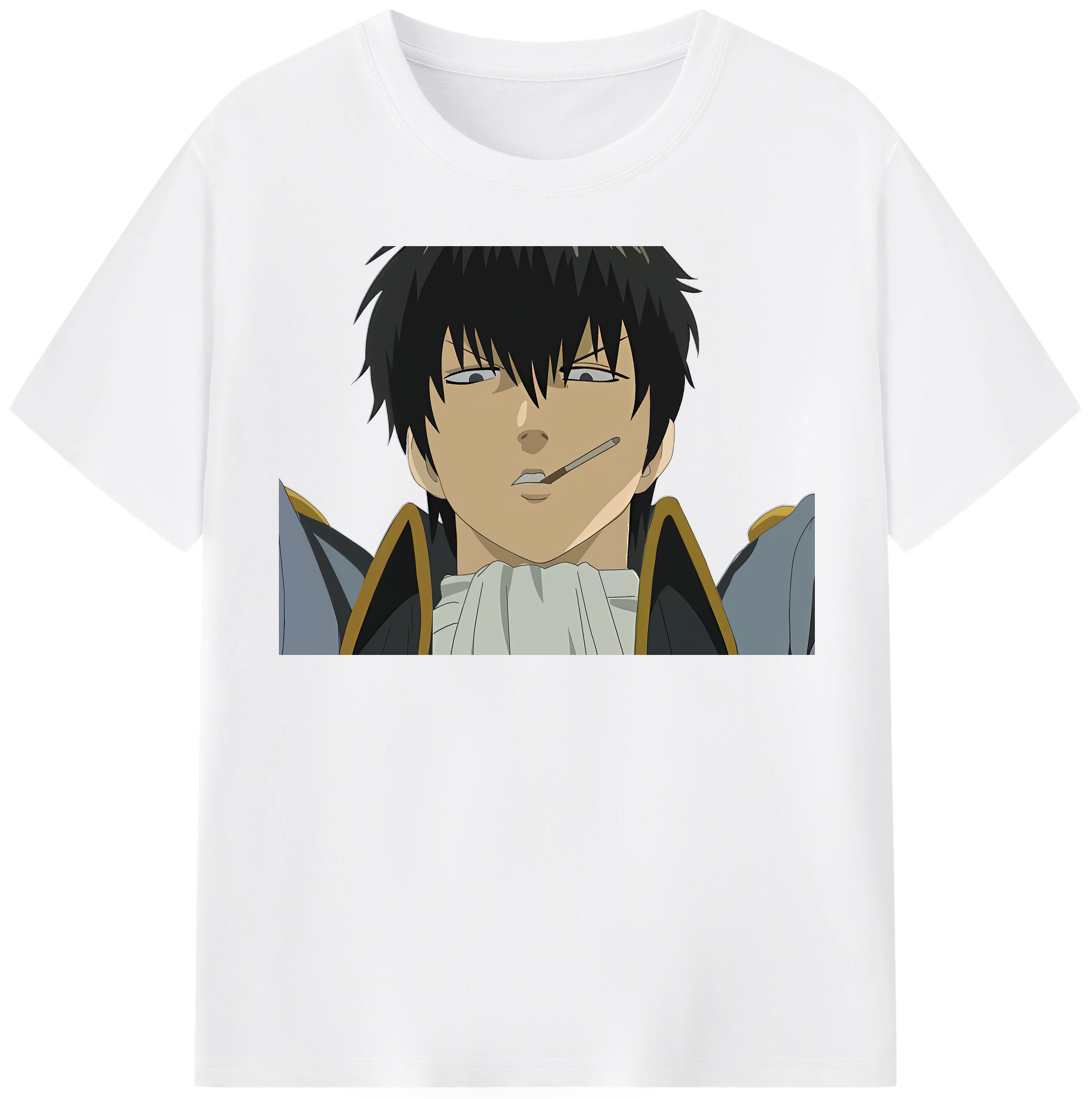 （画像用） ぎんたま 坂田銀時（さかたぎんとき） 神楽 志村新八（しむら しんぱち） GINTAMA Sakata Gintoki Kagura Shimura Shinpachi 綿100％半袖Tシャツ（フロントプリント）