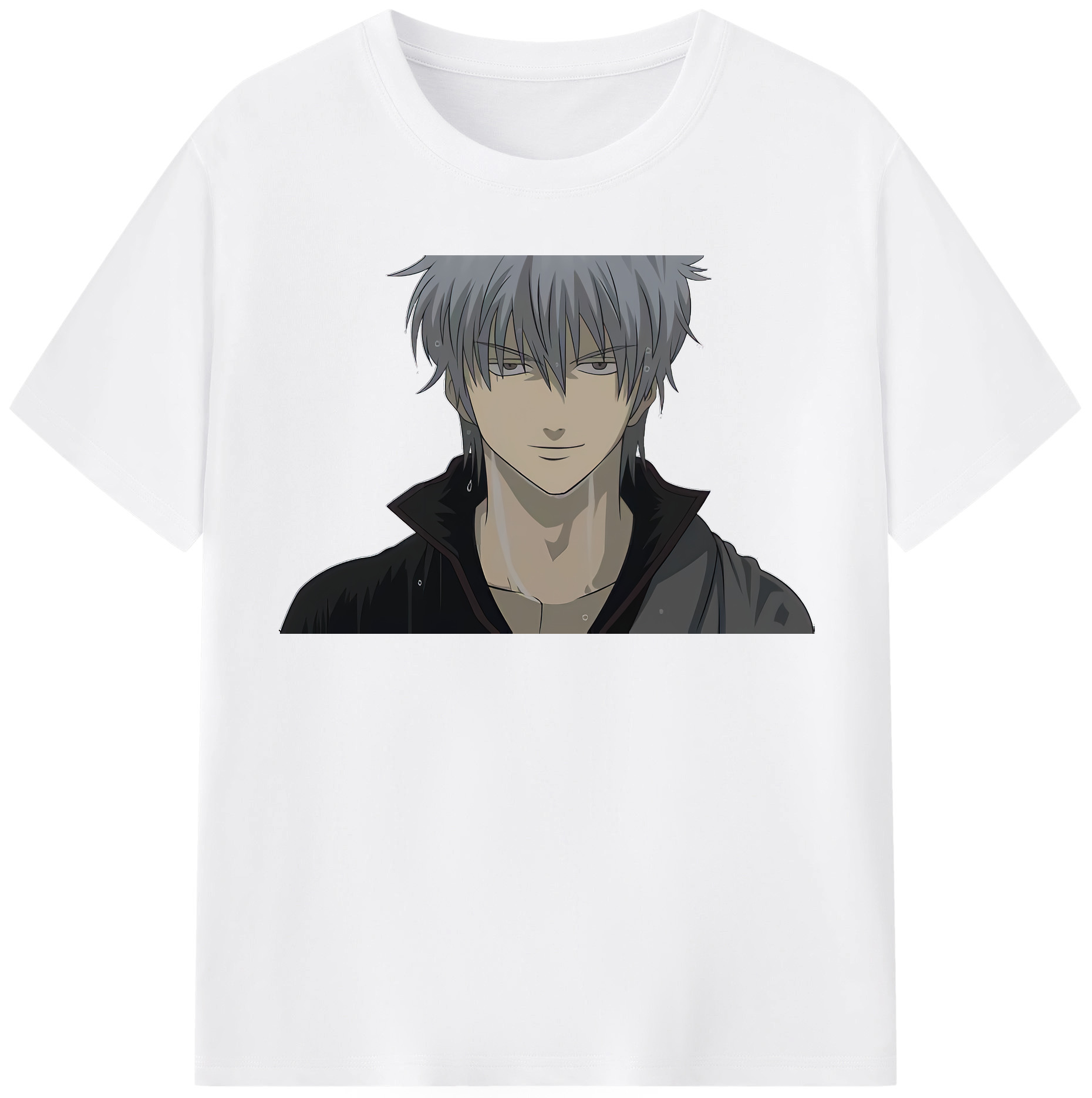 （画像用） ぎんたま 坂田銀時（さかたぎんとき） 神楽 志村新八（しむら しんぱち） GINTAMA Sakata Gintoki Kagura Shimura Shinpachi 綿100％半袖Tシャツ（フロントプリント）