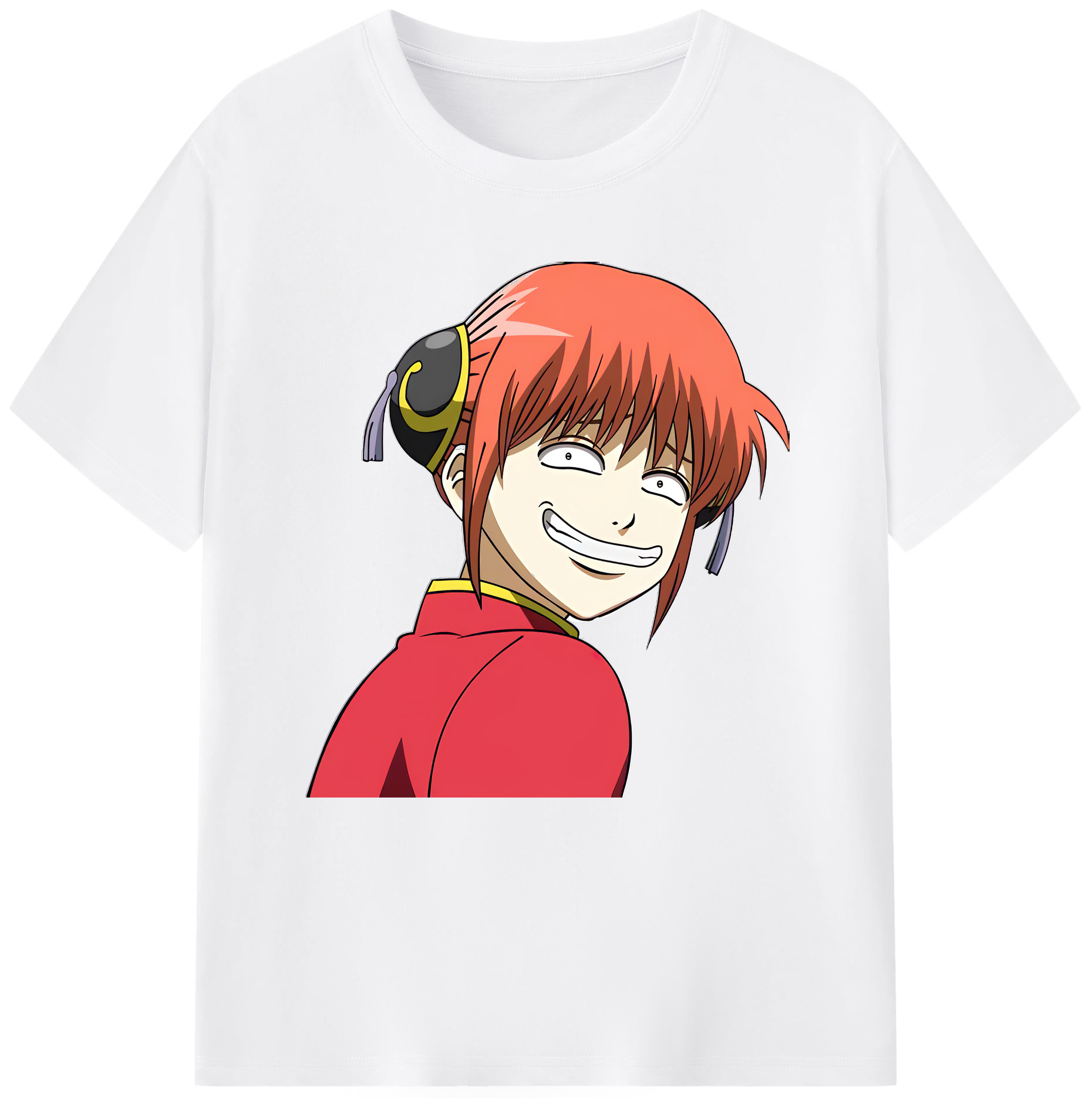 （画像用） ぎんたま 坂田銀時（さかたぎんとき） 神楽 志村新八（しむら しんぱち） GINTAMA Sakata Gintoki Kagura Shimura Shinpachi 綿100％半袖Tシャツ（フロントプリント）
