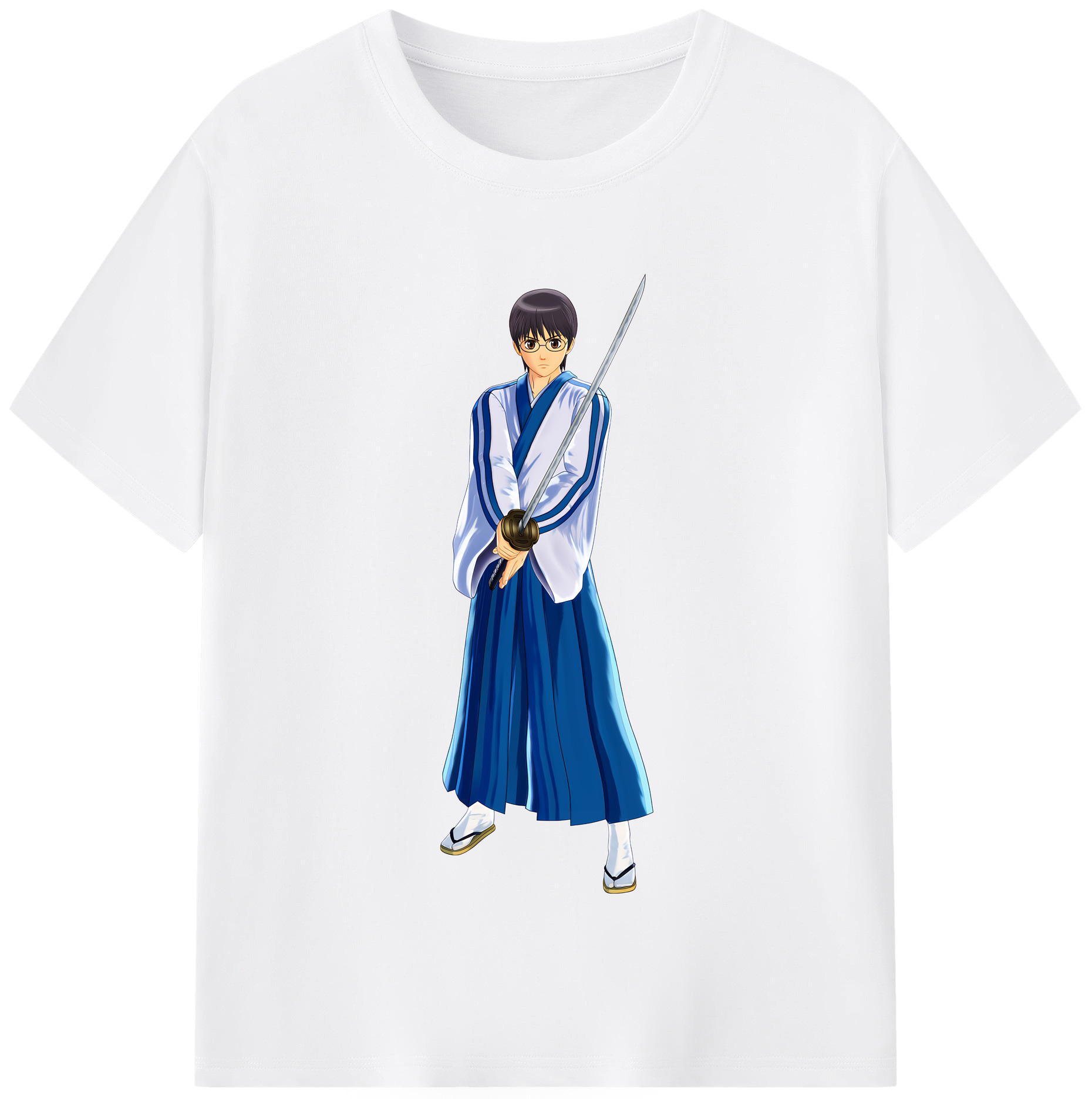 （画像用） ぎんたま 坂田銀時（さかたぎんとき） 神楽 志村新八（しむら しんぱち） GINTAMA Sakata Gintoki Kagura Shimura Shinpachi 綿100％半袖Tシャツ（フロントプリント）