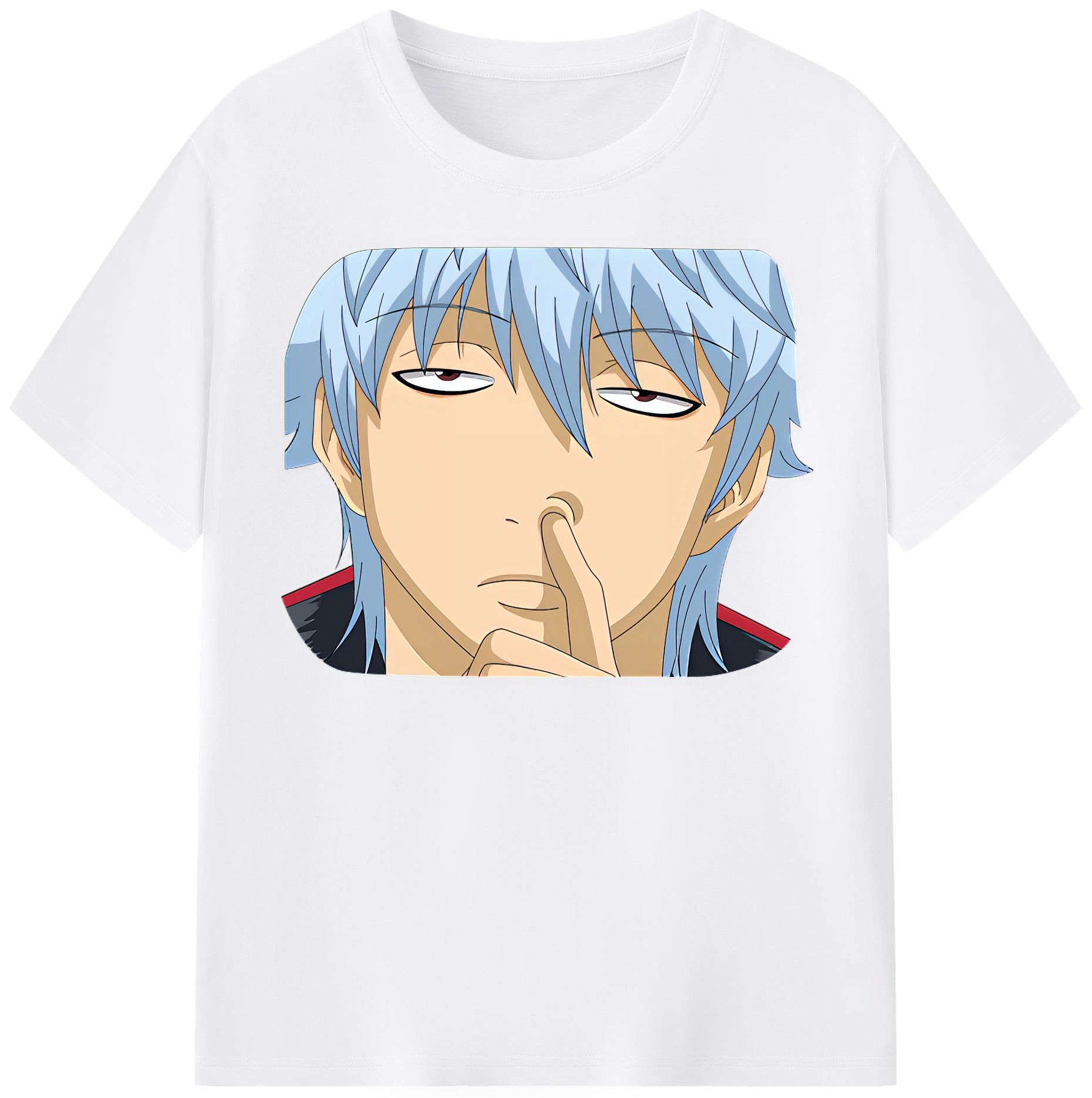 （画像用） ぎんたま 坂田銀時（さかたぎんとき） 神楽 志村新八（しむら しんぱち） GINTAMA Sakata Gintoki Kagura Shimura Shinpachi 綿100％半袖Tシャツ（フロントプリント）