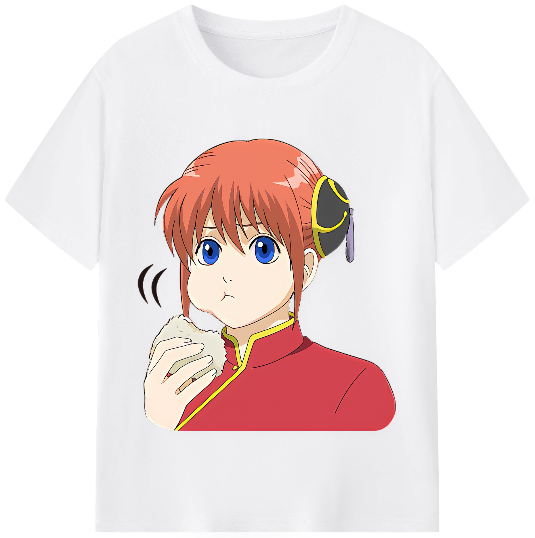 （画像用） ぎんたま 坂田銀時（さかたぎんとき） 神楽 志村新八（しむら しんぱち） GINTAMA Sakata Gintoki Kagura Shimura Shinpachi 綿100％半袖Tシャツ（フロントプリント）